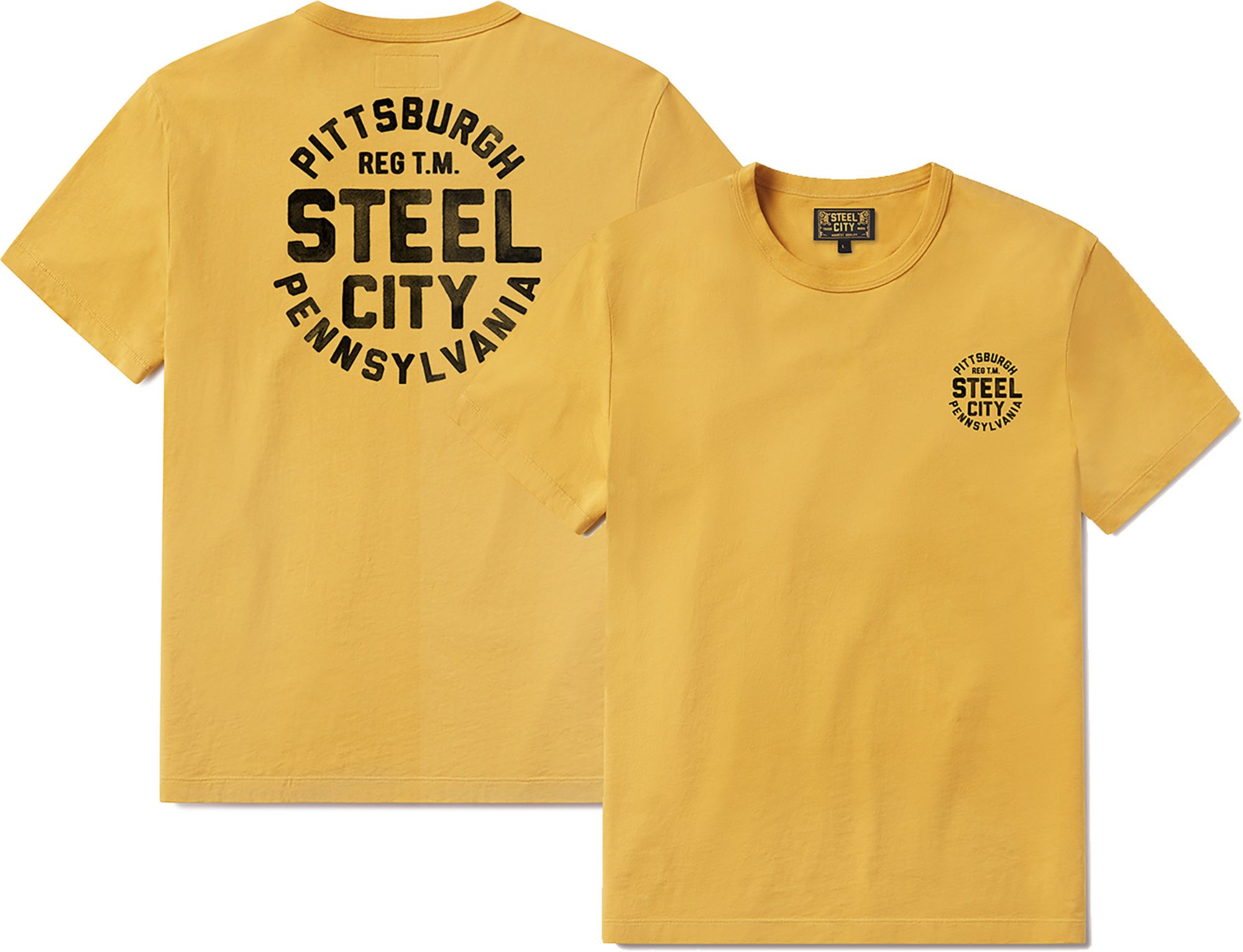 Steel City Men's Pittsburgh Gold 2Hit T-Shirt product image