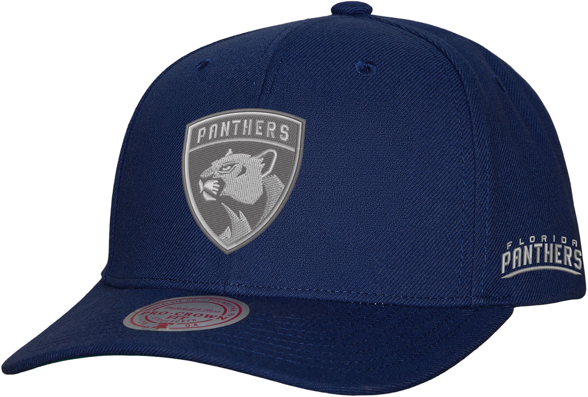 Mitchell & Ness Adult Florida Panthers Navy Late Night Snapback Hat product image