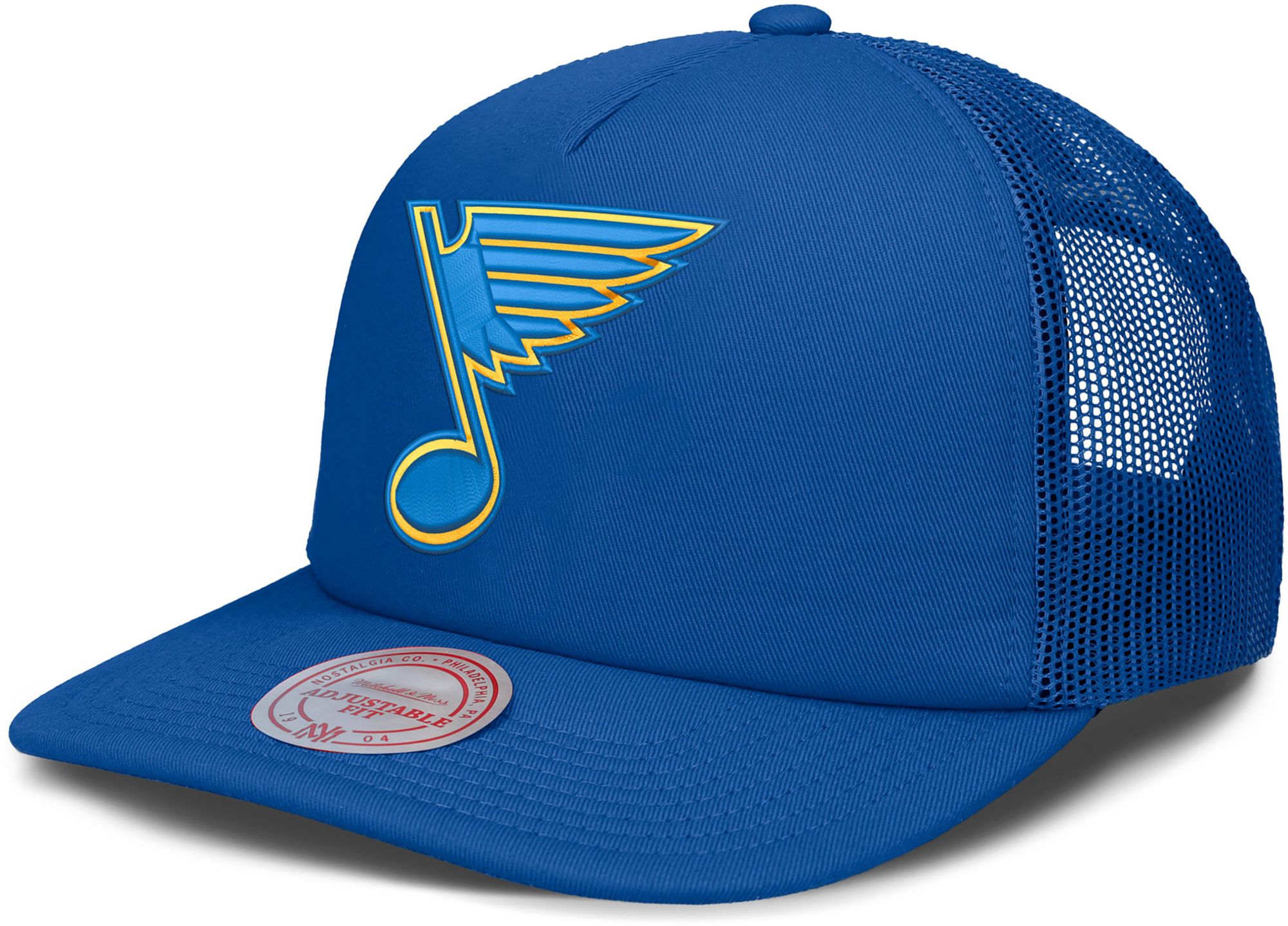 Mitchell & Ness Adult St. Louis Blues Blue Trucker Hat product image