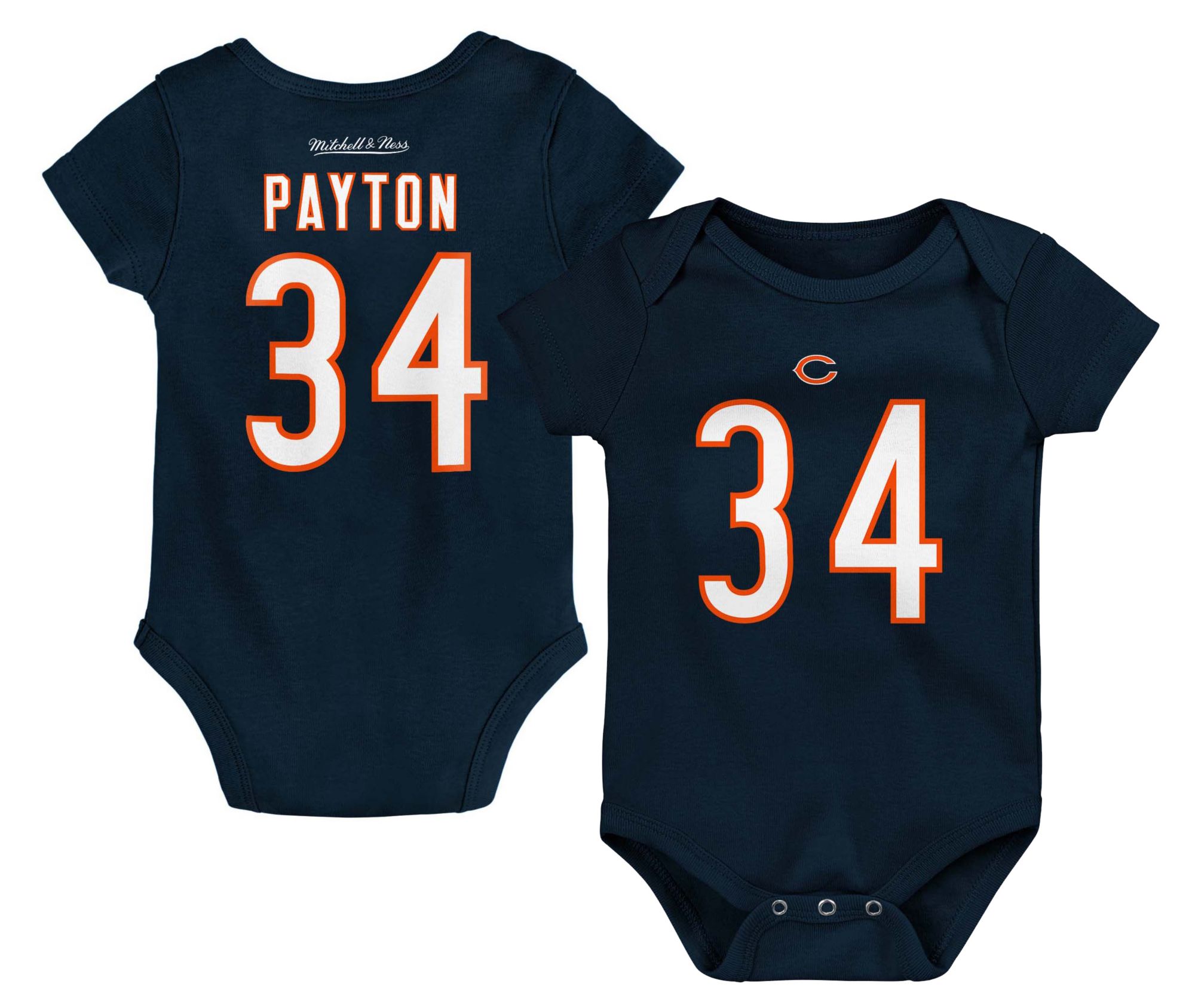 Mitchell & Ness Infant Chicago Bears Walter Payton Navy Creeper product image