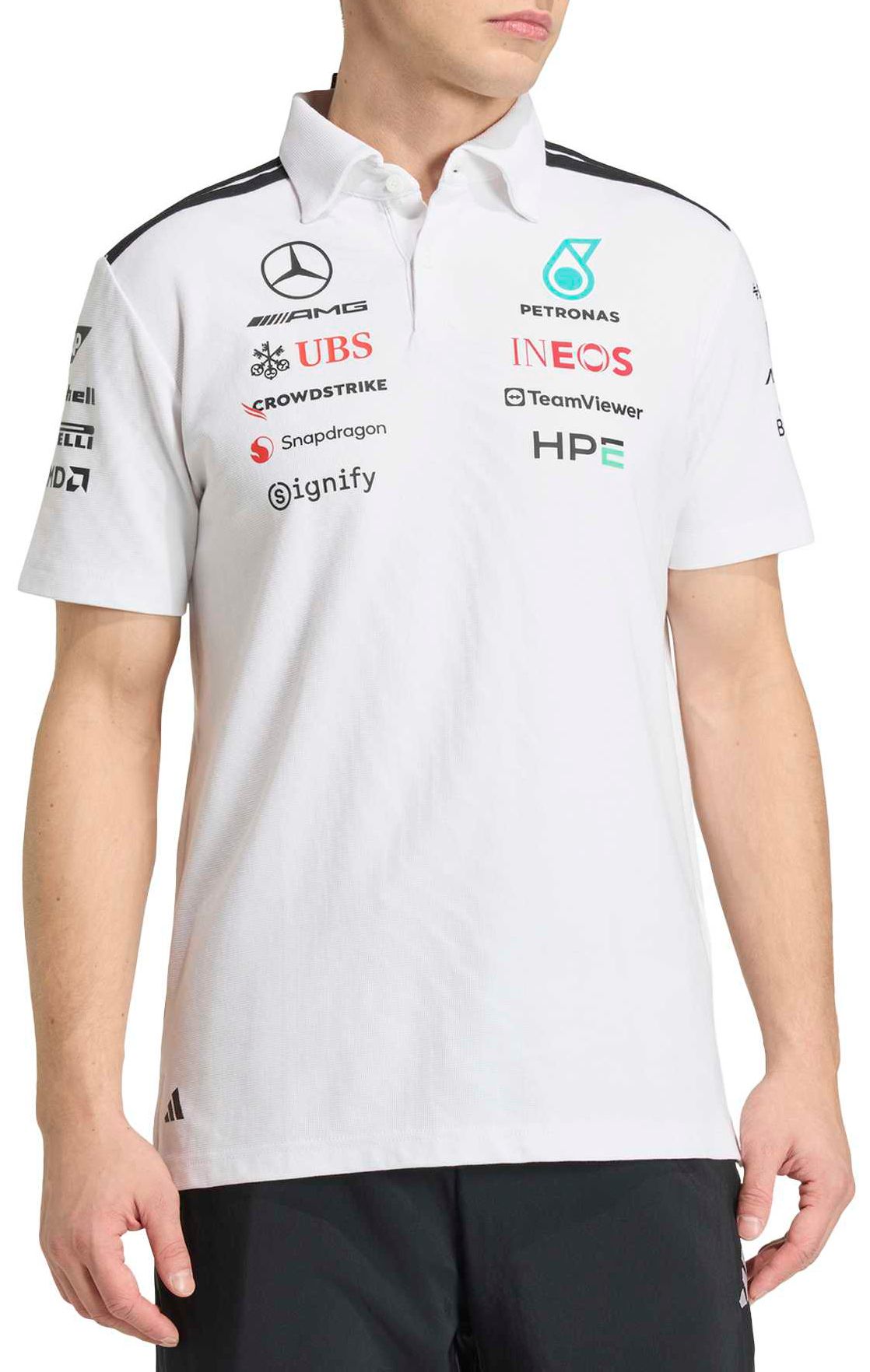 Mitchell & Ness Men's Algeria White Team Polo product image