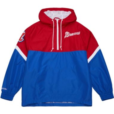 sorry, Mitchell & Ness Men's Atlanta Braves Royal Logo Anorak is currently out of stock