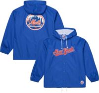 Mitchell & Ness Men's New York Mets Royal Cooperstown Coach Jacket