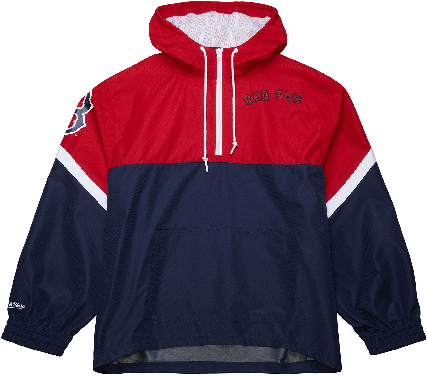 Mitchell & Ness Men's Boston Red Sox Navy Logo Anorak product image