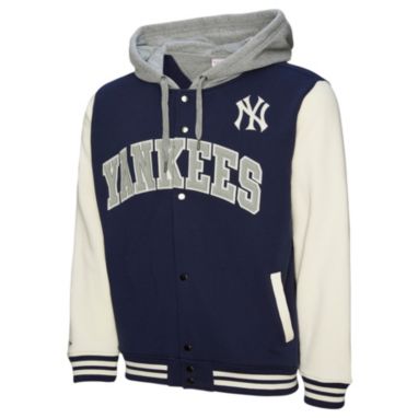sorry, Mitchell & Ness Men's New York Yankees Navy Courtside Hooded Jacket is currently out of stock