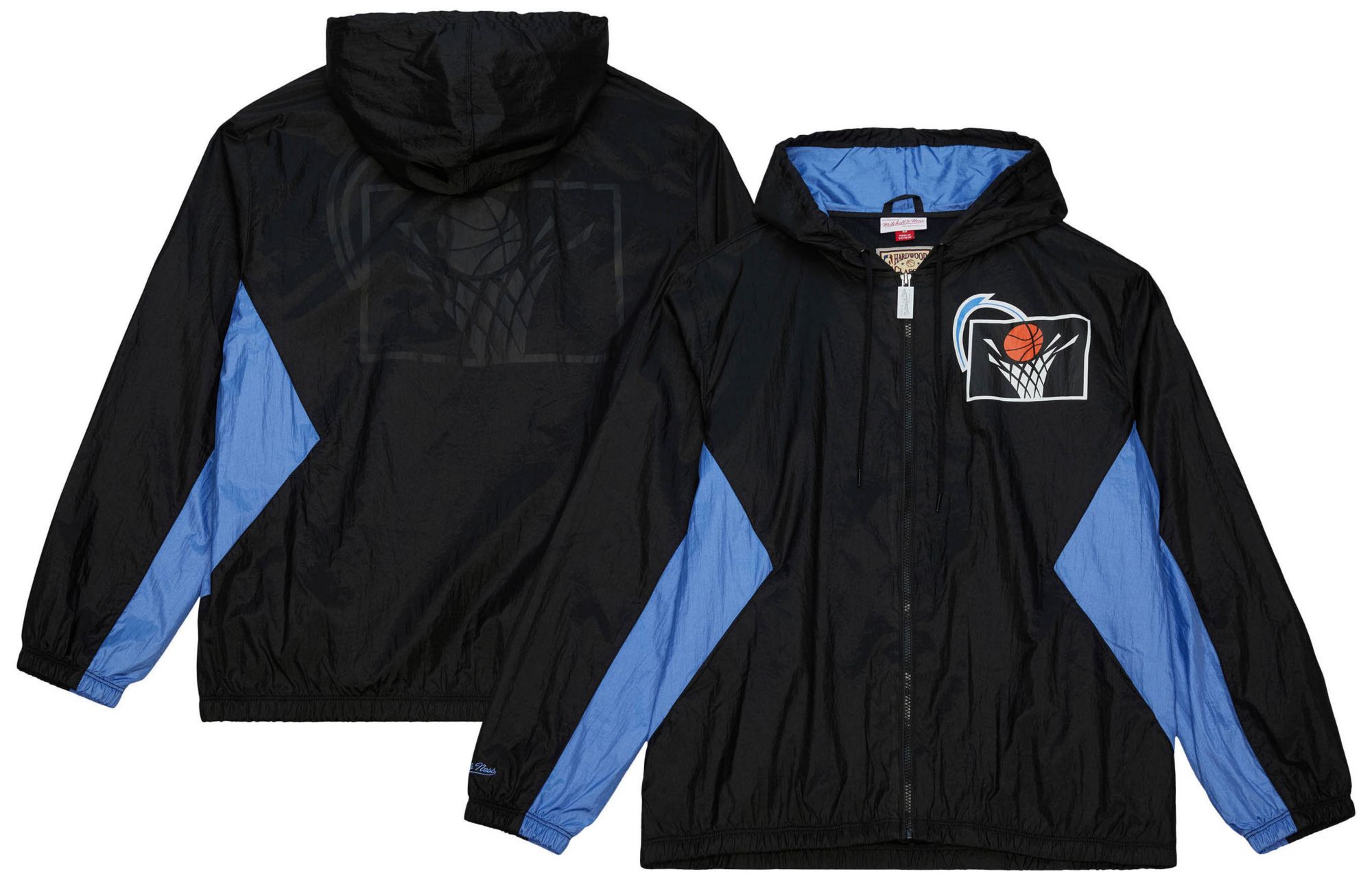 Mitchell & Ness Men's Cleveland Cavaliers Black Playmaker Full-Zip Windbreaker product image