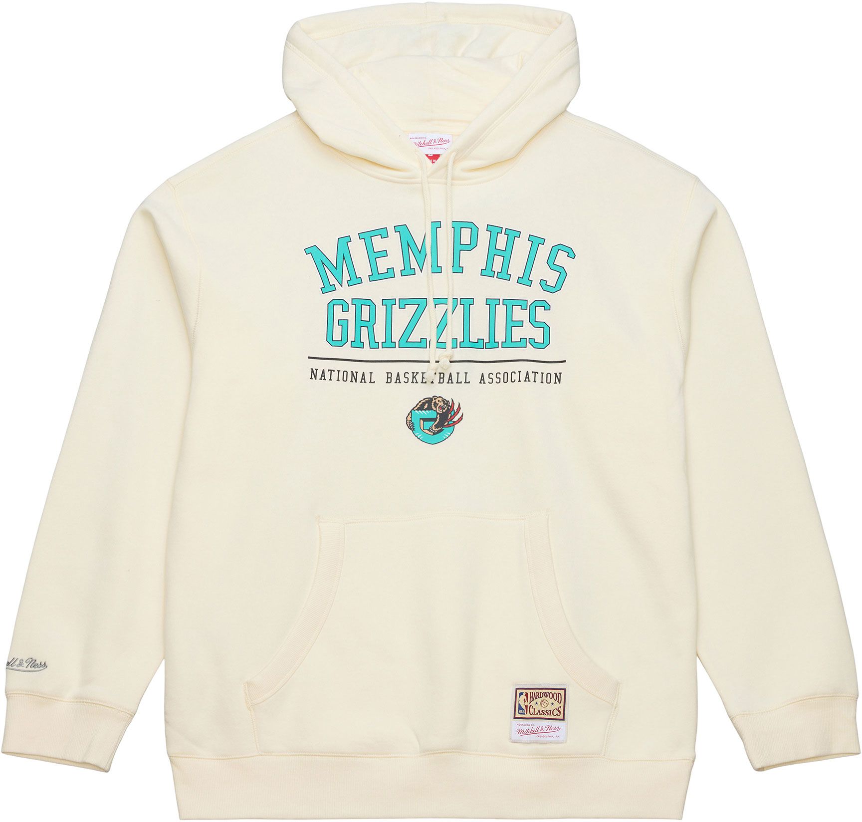 Mitchell & Ness Men's Memphis Grizzlies Off White All In Hoodie product image