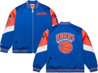 Mitchell & Ness Men's New York Knicks Royal Throw It Back Full-Zip