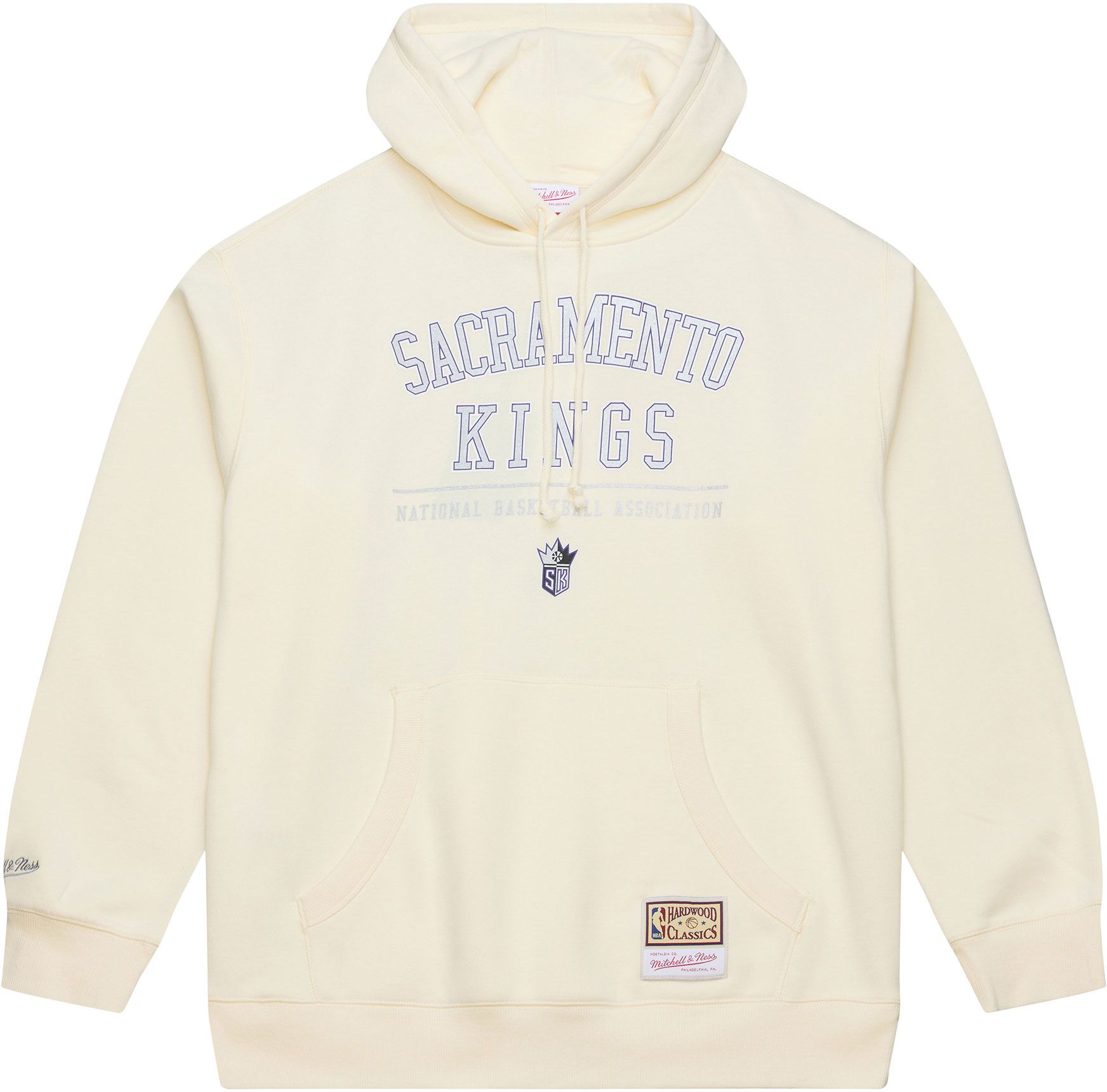 Mitchell & Ness Men's Sacramento Kings Off White All In Hoodie product image