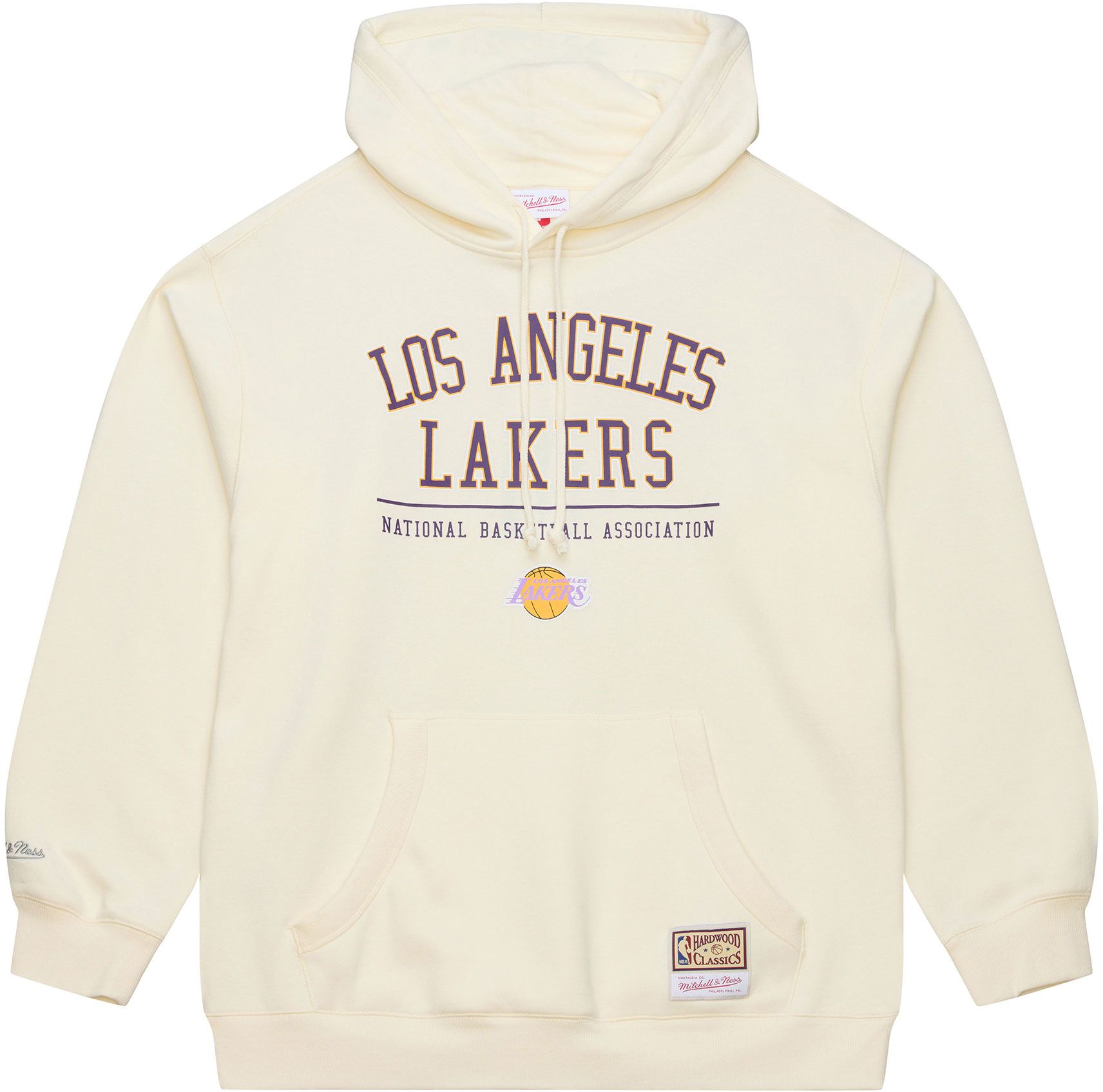 Mitchell & Ness Men's Los Angeles Lakers Off White All In Hoodie product image