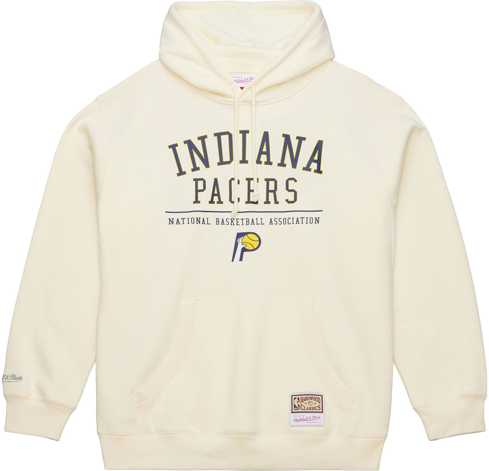 Mitchell & Ness Men's Indiana Pacers Off White All In Hoodie product image