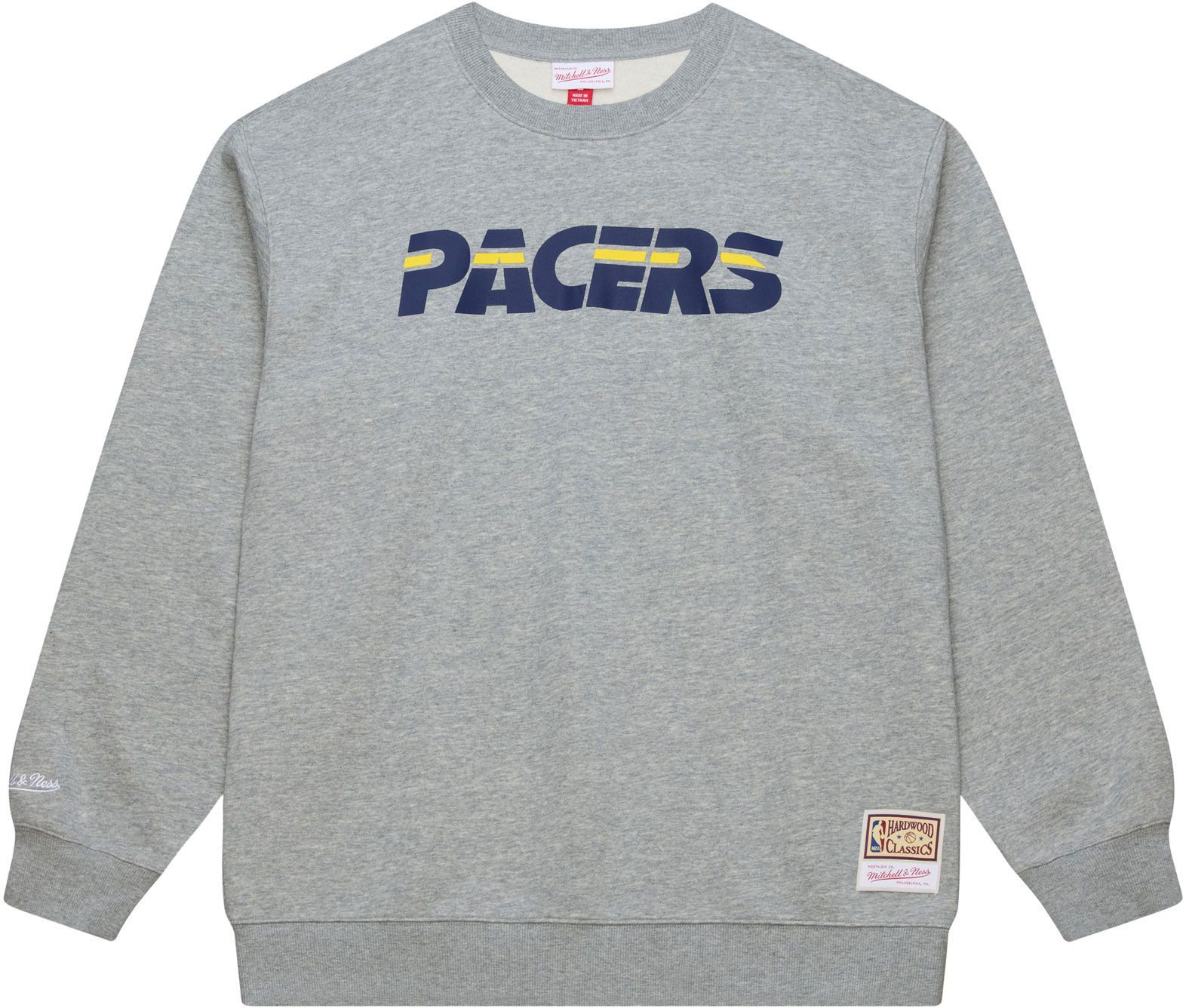 Mitchell & Ness Men's Indiana Pacers Grey All In Crewneck Sweatshirt product image
