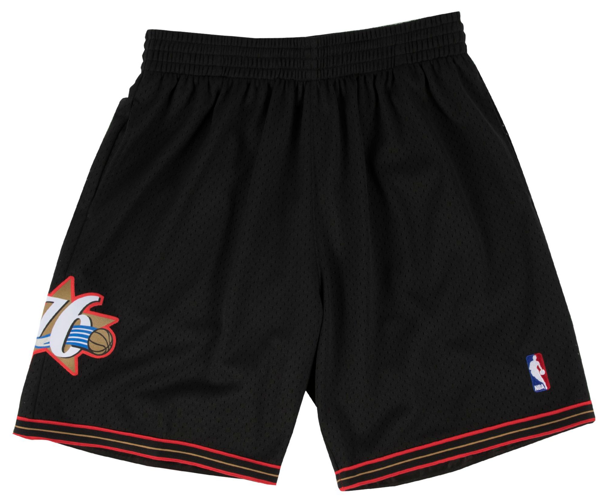 Mitchell & Ness Men's Philadelphia 76ers Black Shorts product image