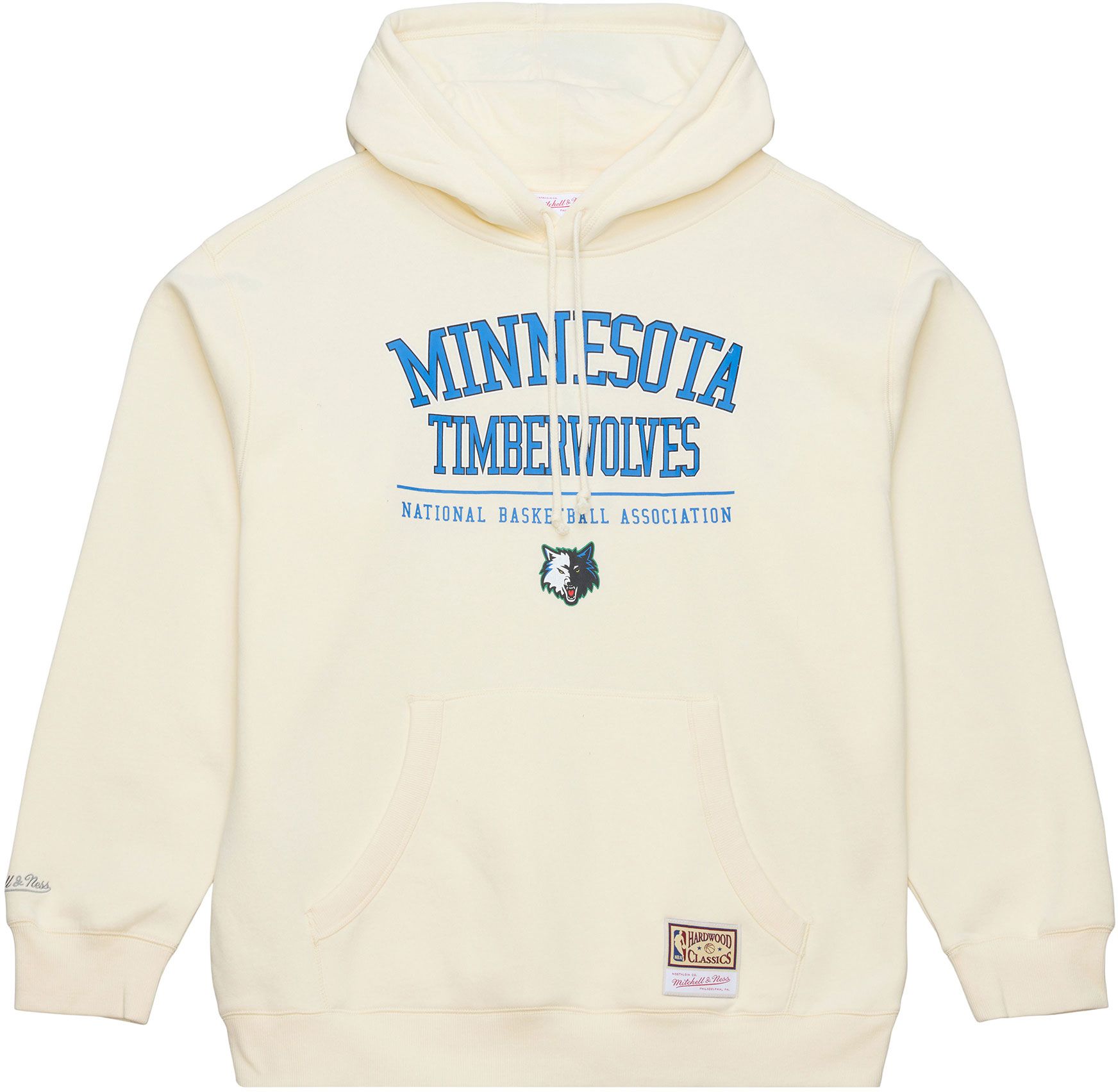 Mitchell & Ness Men's Minnesota Timberwolves Off White All In Hoodie product image
