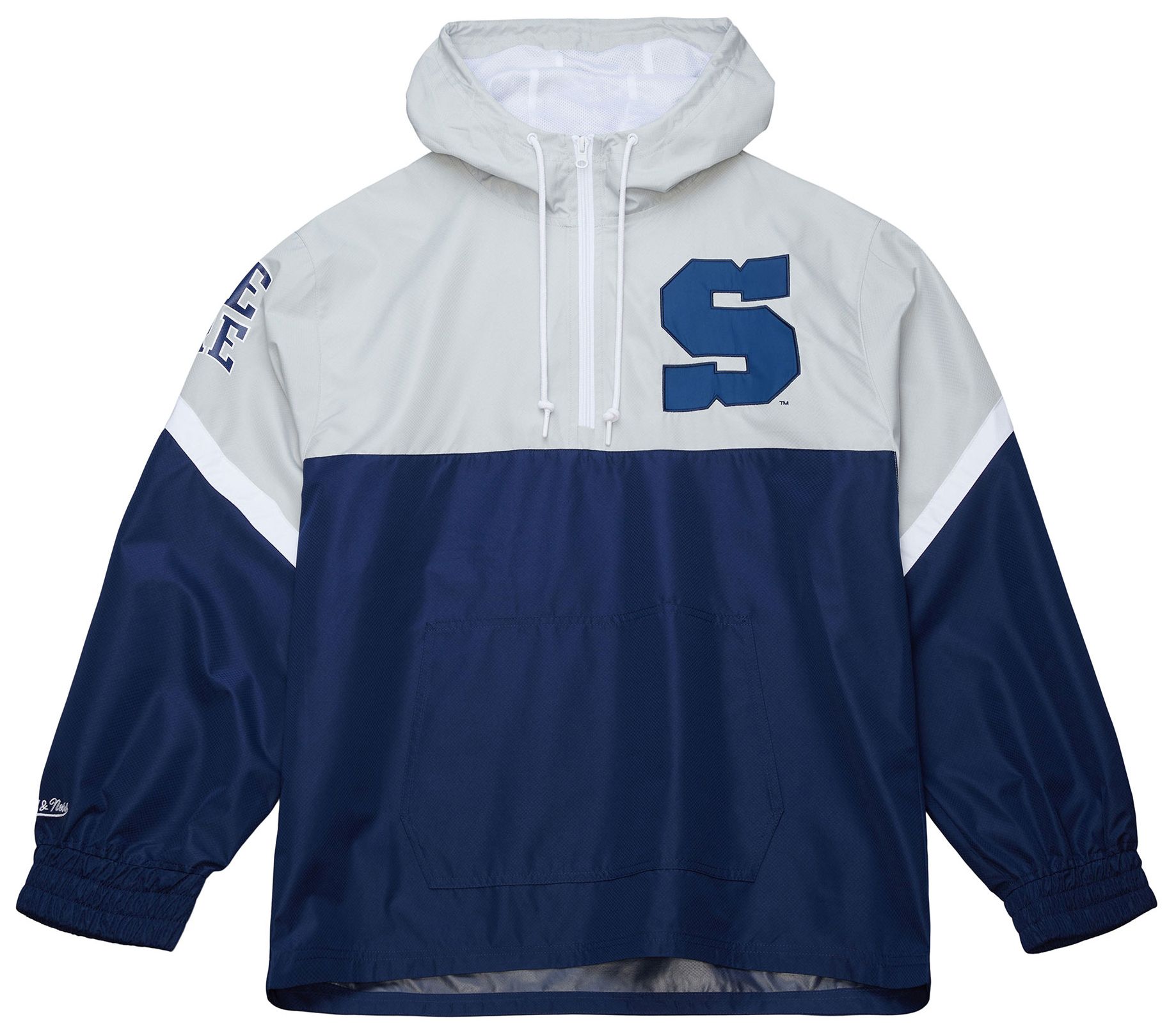 Mitchell & Ness Men's Penn State Nittany Lions Navy Lightweight Tiebreaker Anorak Jacket product image