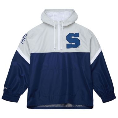 sorry, Mitchell & Ness Men's Penn State Nittany Lions Navy Lightweight Tiebreaker Anorak Jacket is currently out of stock