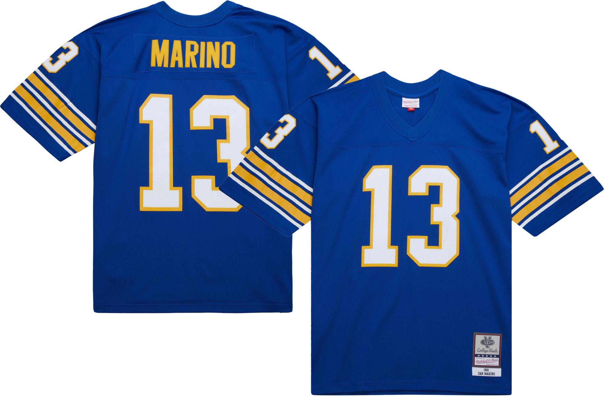 Mitchell & Ness Adult Pitt Panthers Dan Marino #13 Blue 1981 Jersey product image