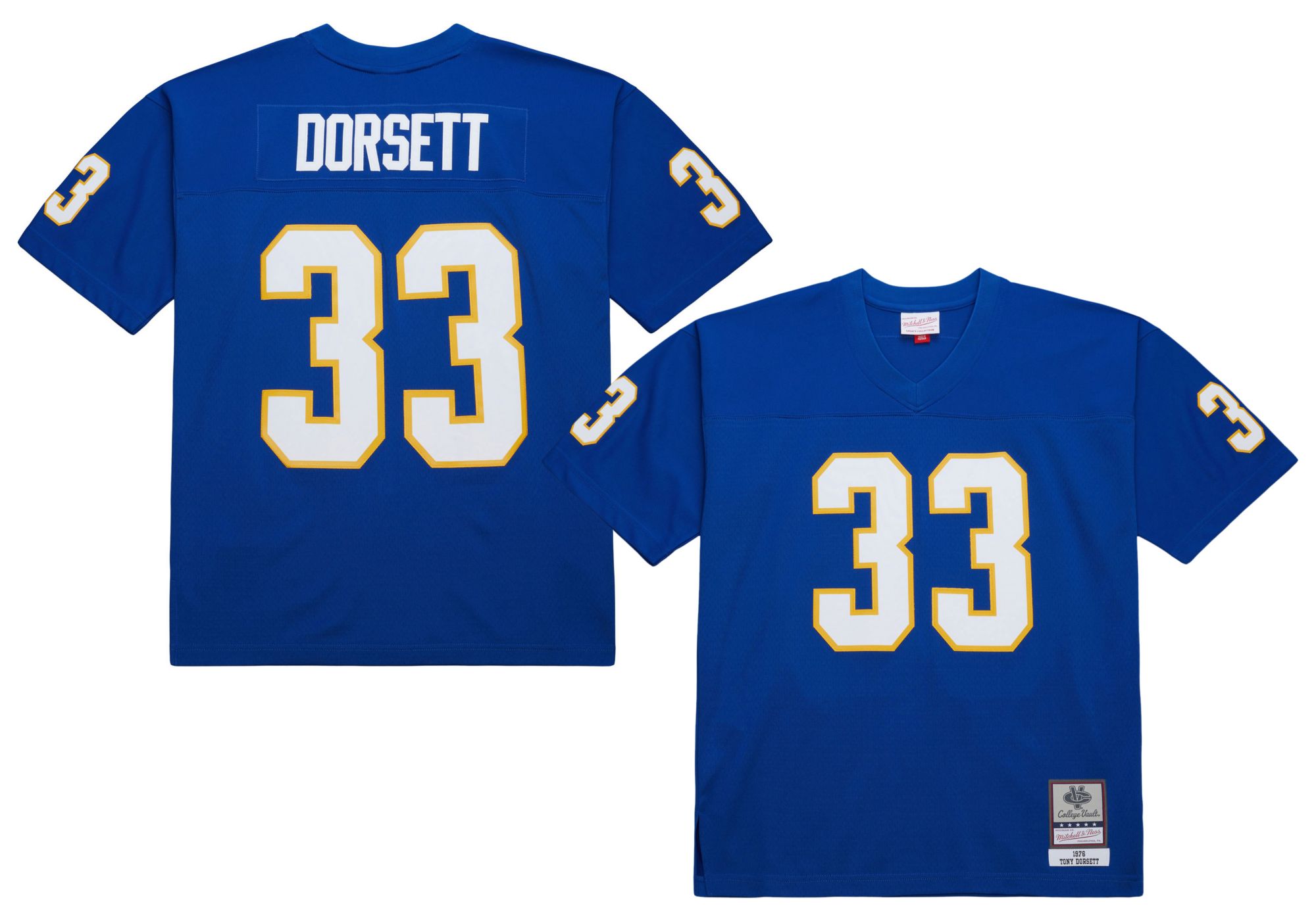 Mitchell & Ness Men's Pitt Panthers Tony Dorsett #33 Dark Royal Jersey product image