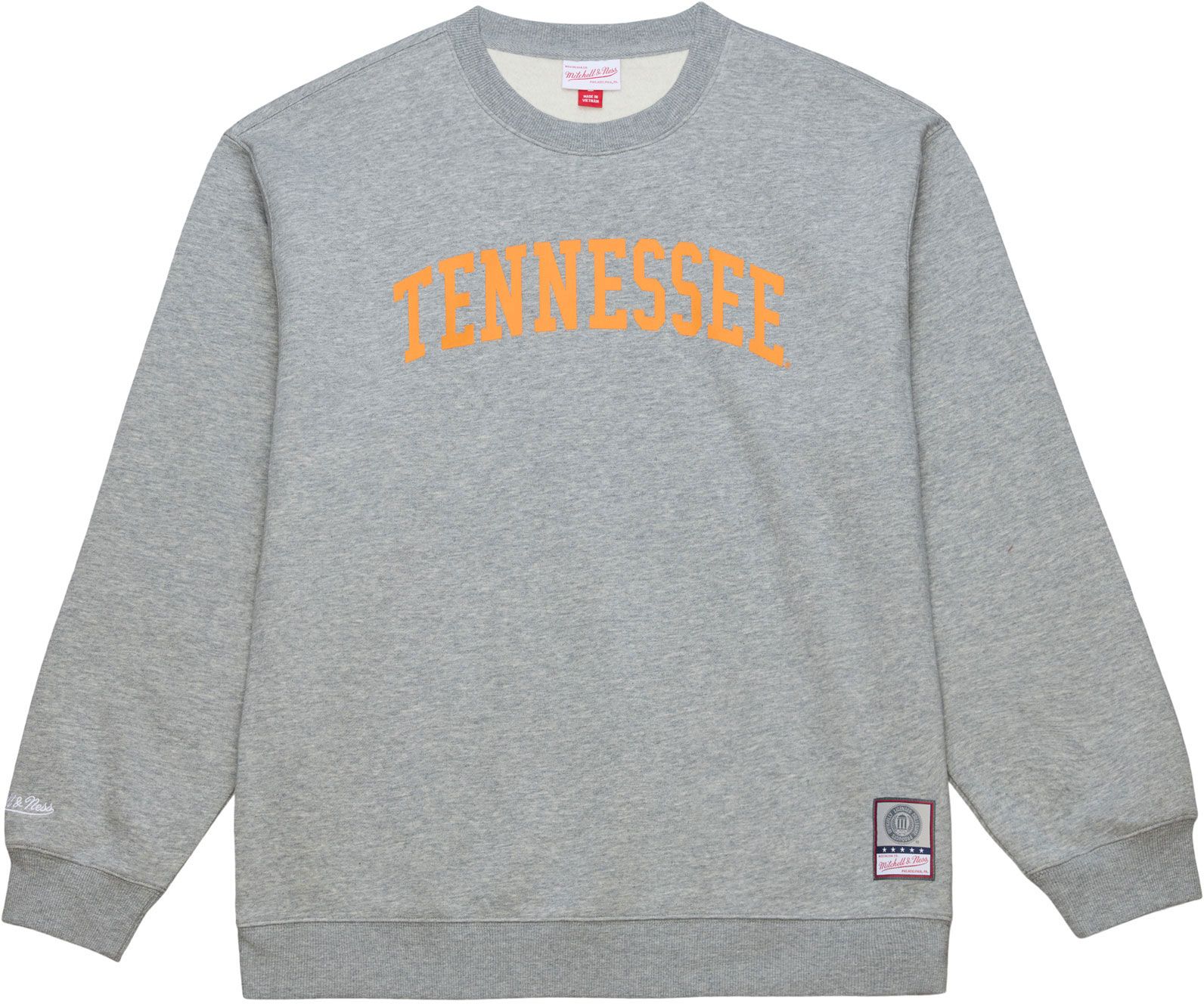 Mitchell & Ness Men's Tennessee Volunteers Grey Heather All In Crewneck Sweatshirt product image