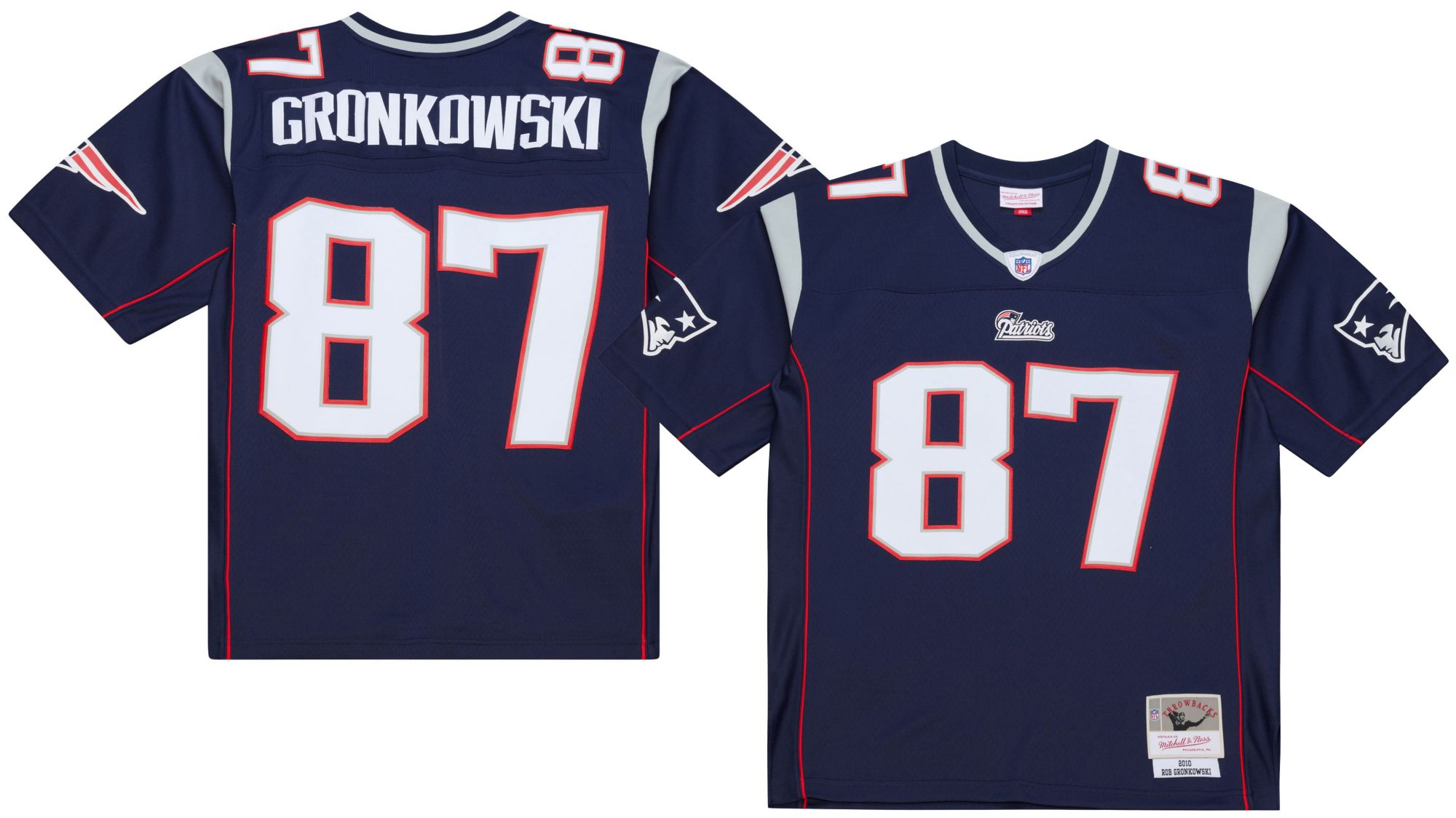 Mitchell & Ness Men's New England Patriots Rob Gronkowski #87 Navy Legacy Jersey product image