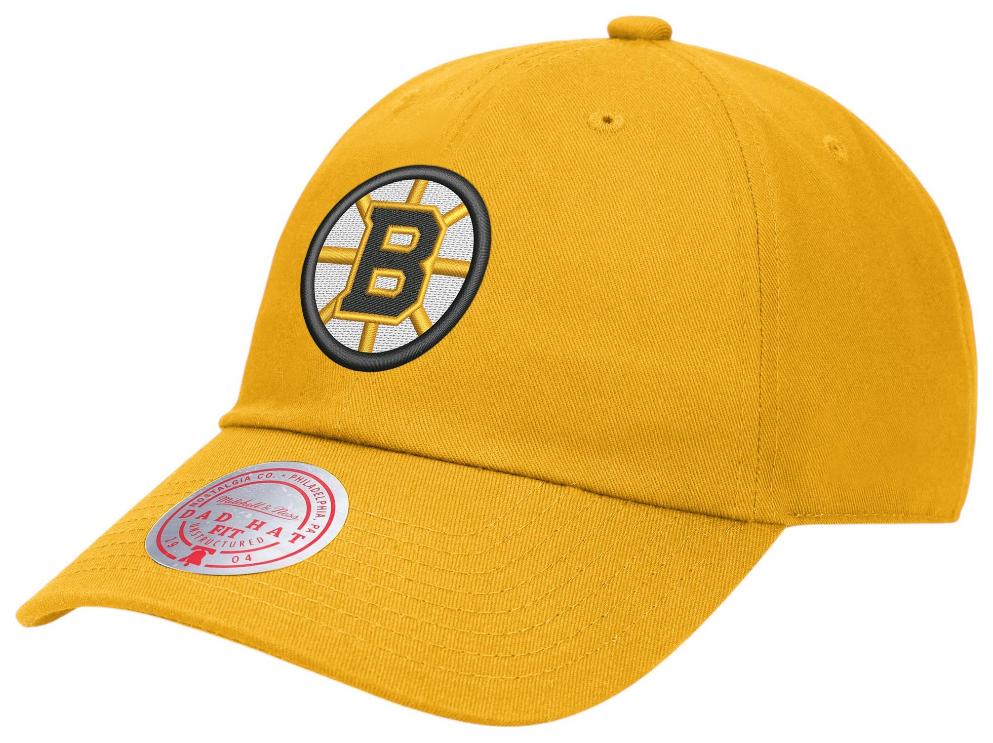 Mitchell & Ness Men's Boston Bruins Gold Secondary 1904 Hat product image