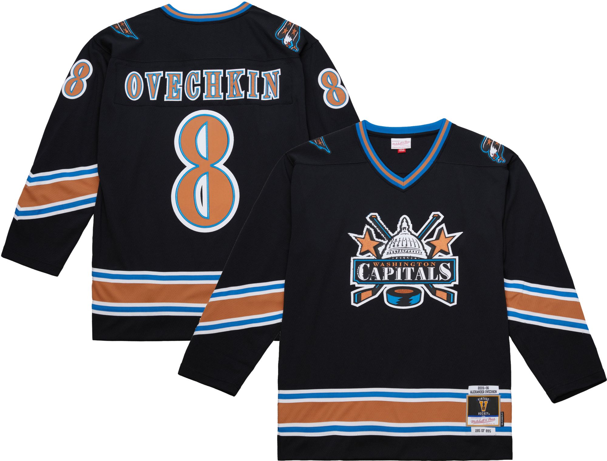 Mitchell & Ness Men's Washington Capitals Alexander Ovechkin #8 Limited Edition One-of-895 Vintage 2005 Jersey product image