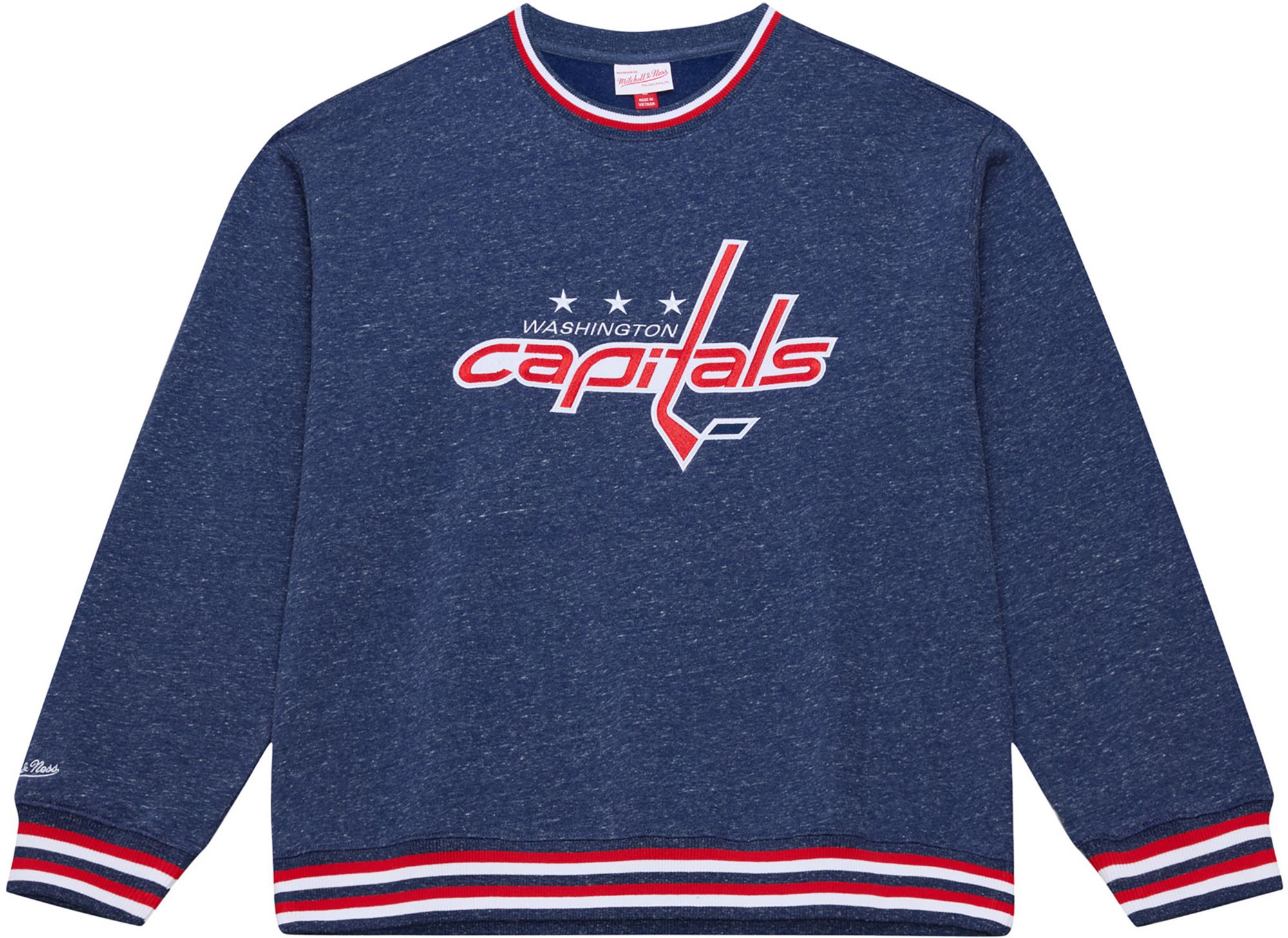 Mitchell & Ness Men's Washington Capitals Navy Winning Streak Crewneck Sweatshirt product image