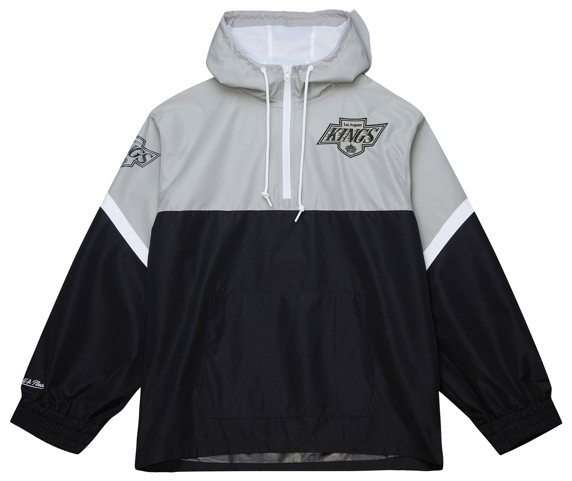 Mitchell & Ness Men's Los Angeles Kings Black Anorak Windbreaker Jacket product image