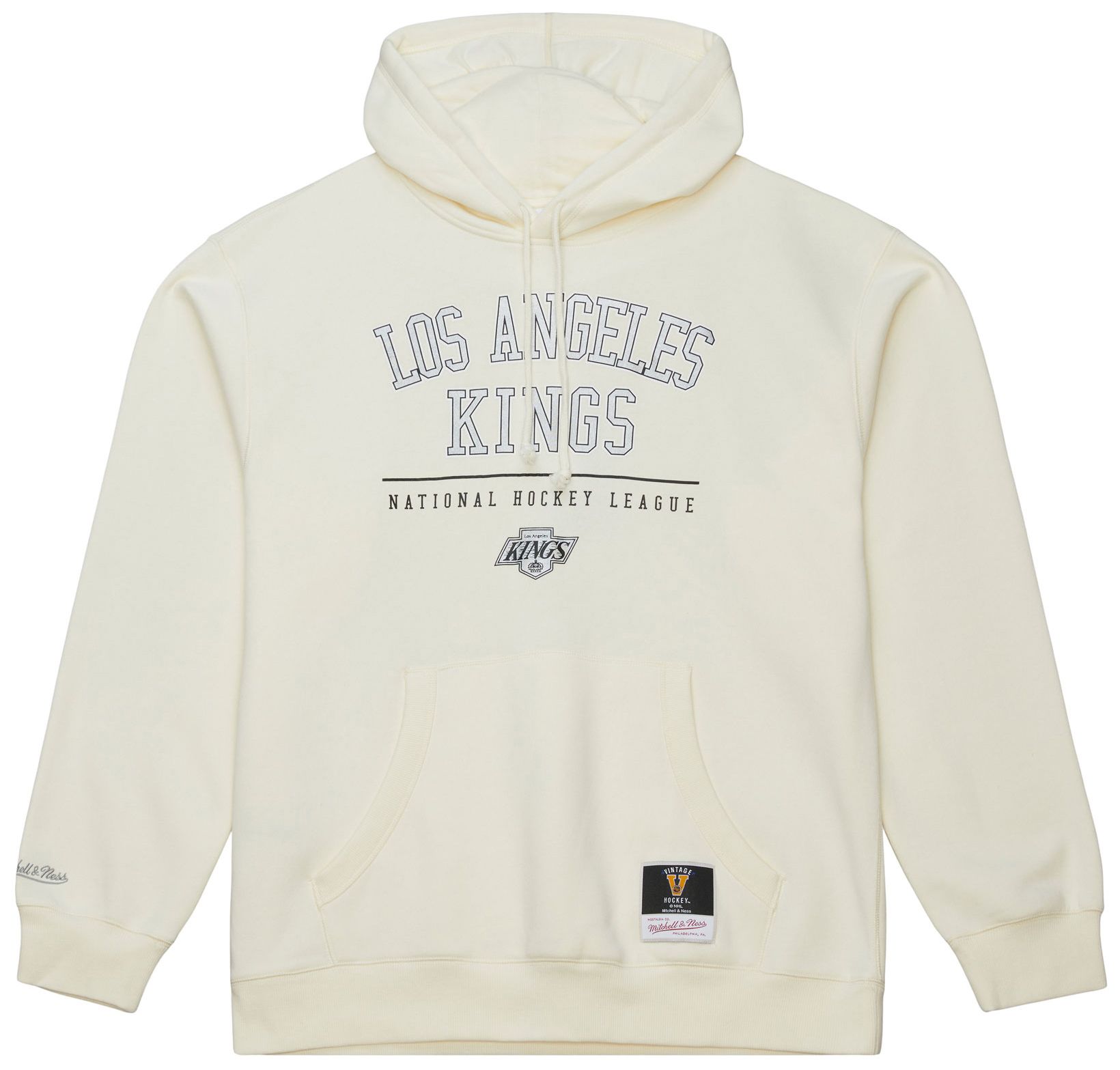 Mitchell & Ness Men's Los Angeles Kings Cream All In Walk Off Fleece Pullover Hoodie product image