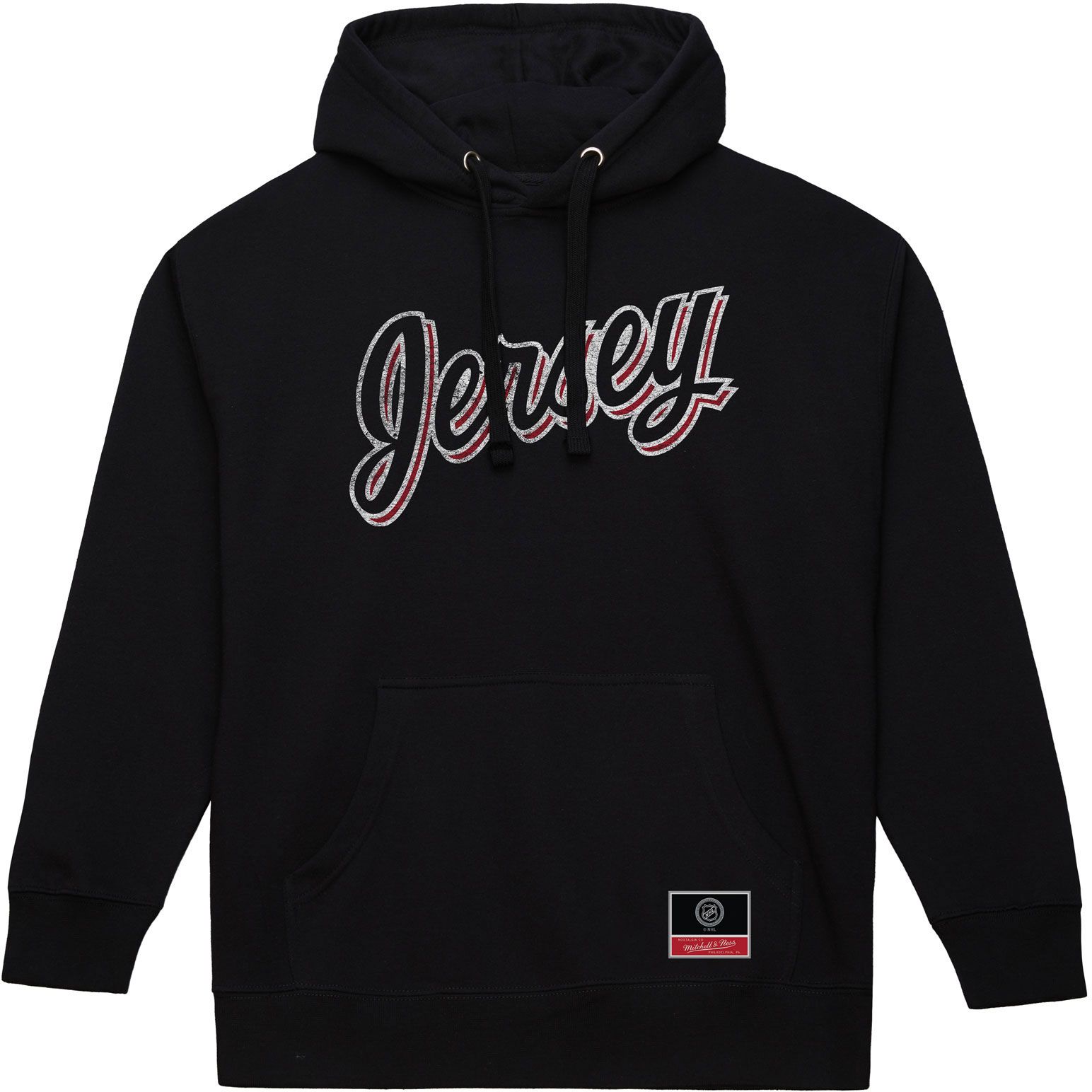 Mitchell & Ness Men's New Jersey Devils Black Wordmark Pullover Hoodie product image