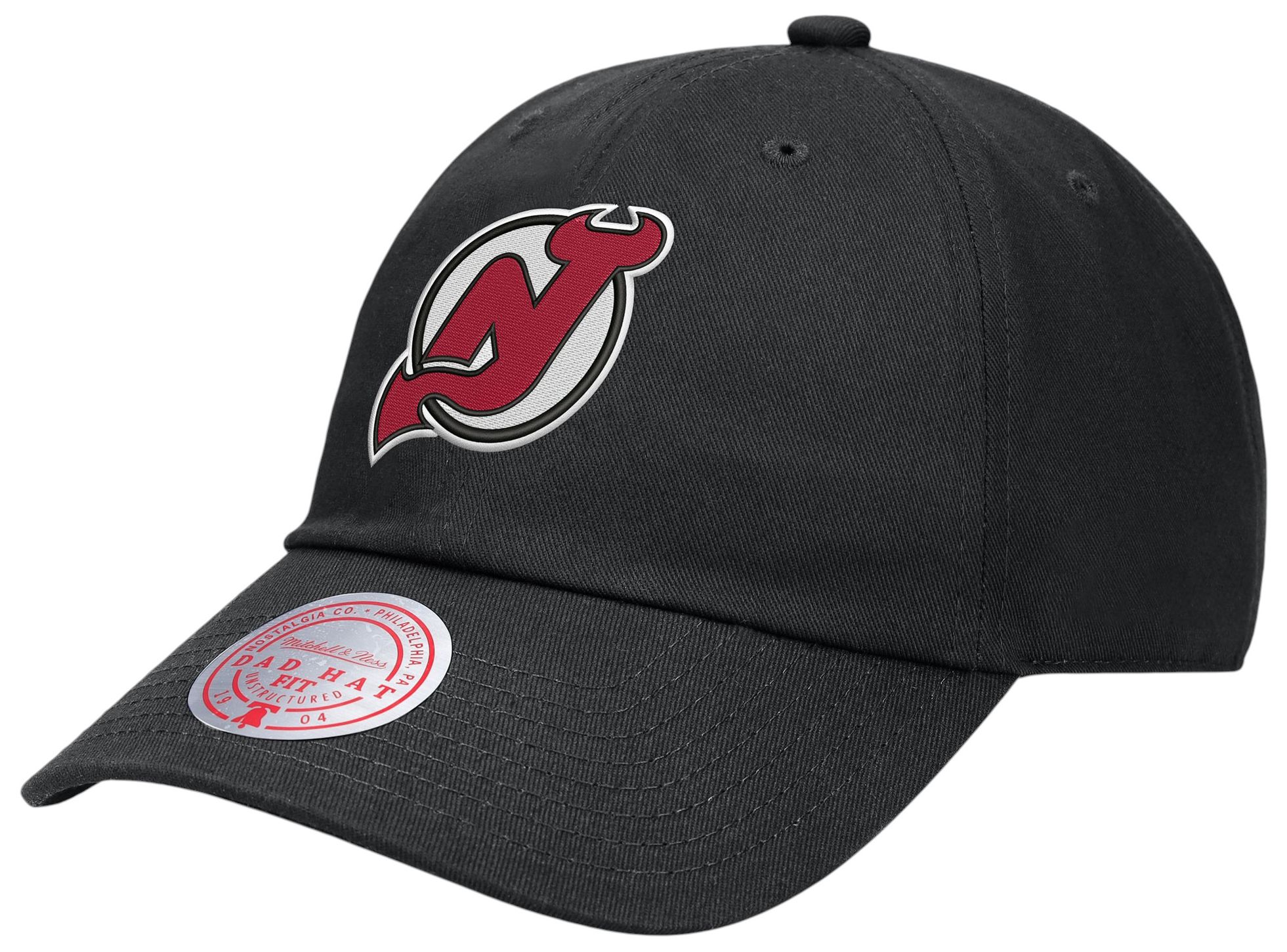 Mitchell & Ness Men's New Jersey Devils Black Basic 1904 Hat product image