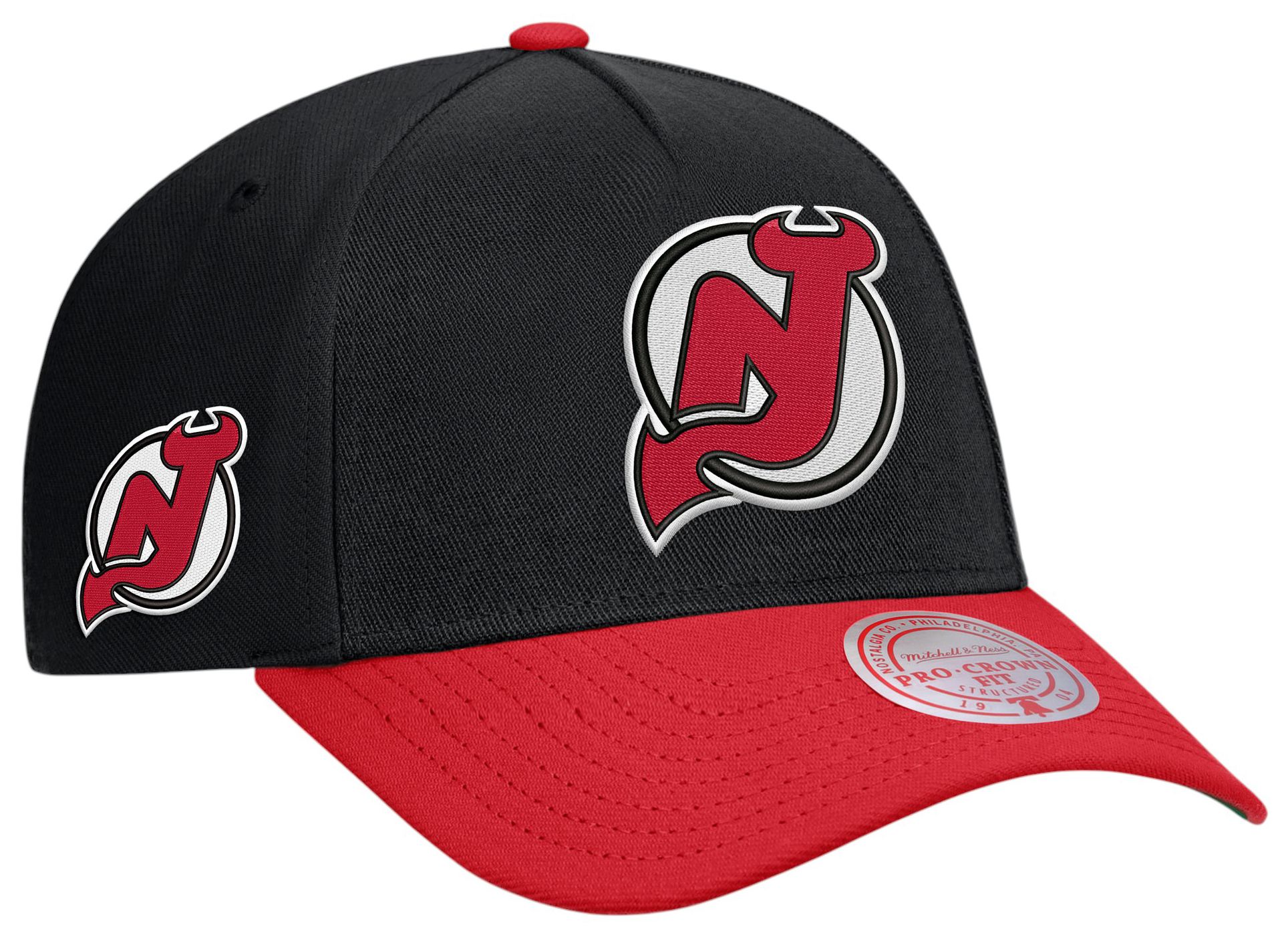 Mitchell & Ness Men's New Jersey Devils Black Got 5 Pro Snapback Hat product image