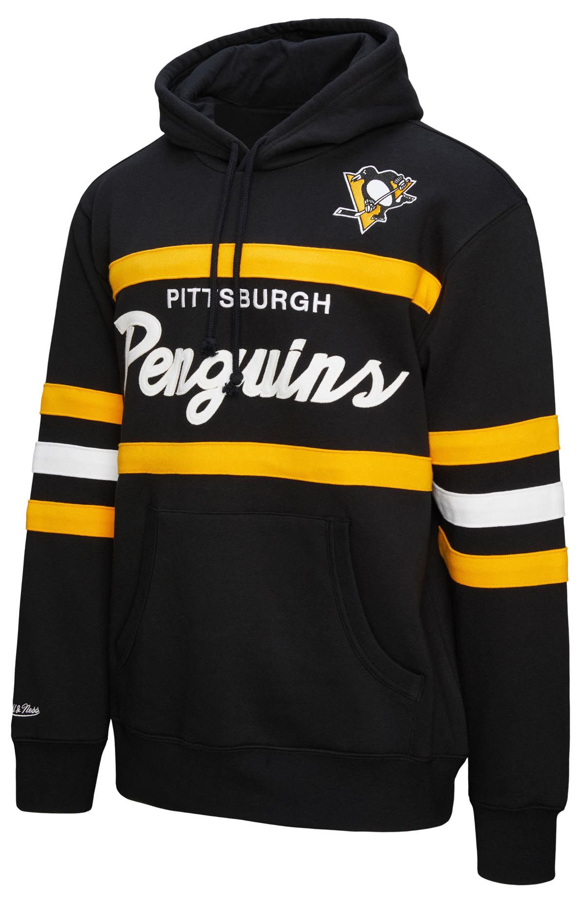 Mitchell & Ness Men's Pittsburgh Penguins Black Head Coach Pullover Hoodie product image