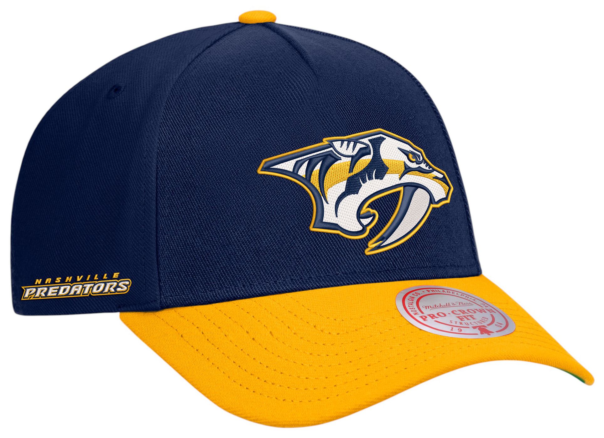 Mitchell & Ness Men's Nashville Predators Blue Got 5 Pro Snapback Hat product image