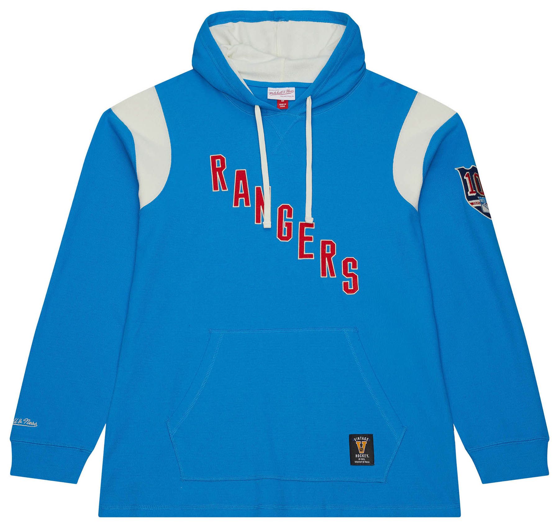 Mitchell & Ness Men's New York Rangers Centennial Thermal Pullover Hoodie product image