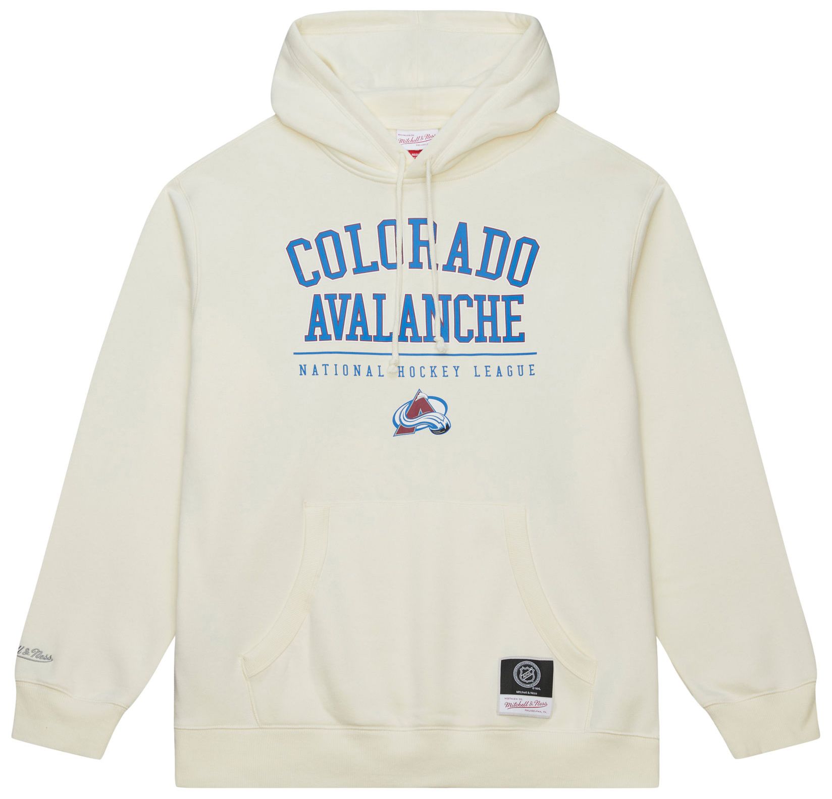 Mitchell & Ness Men's Colorado Avalanche Cream All In Walk Off Fleece Pullover Hoodie product image