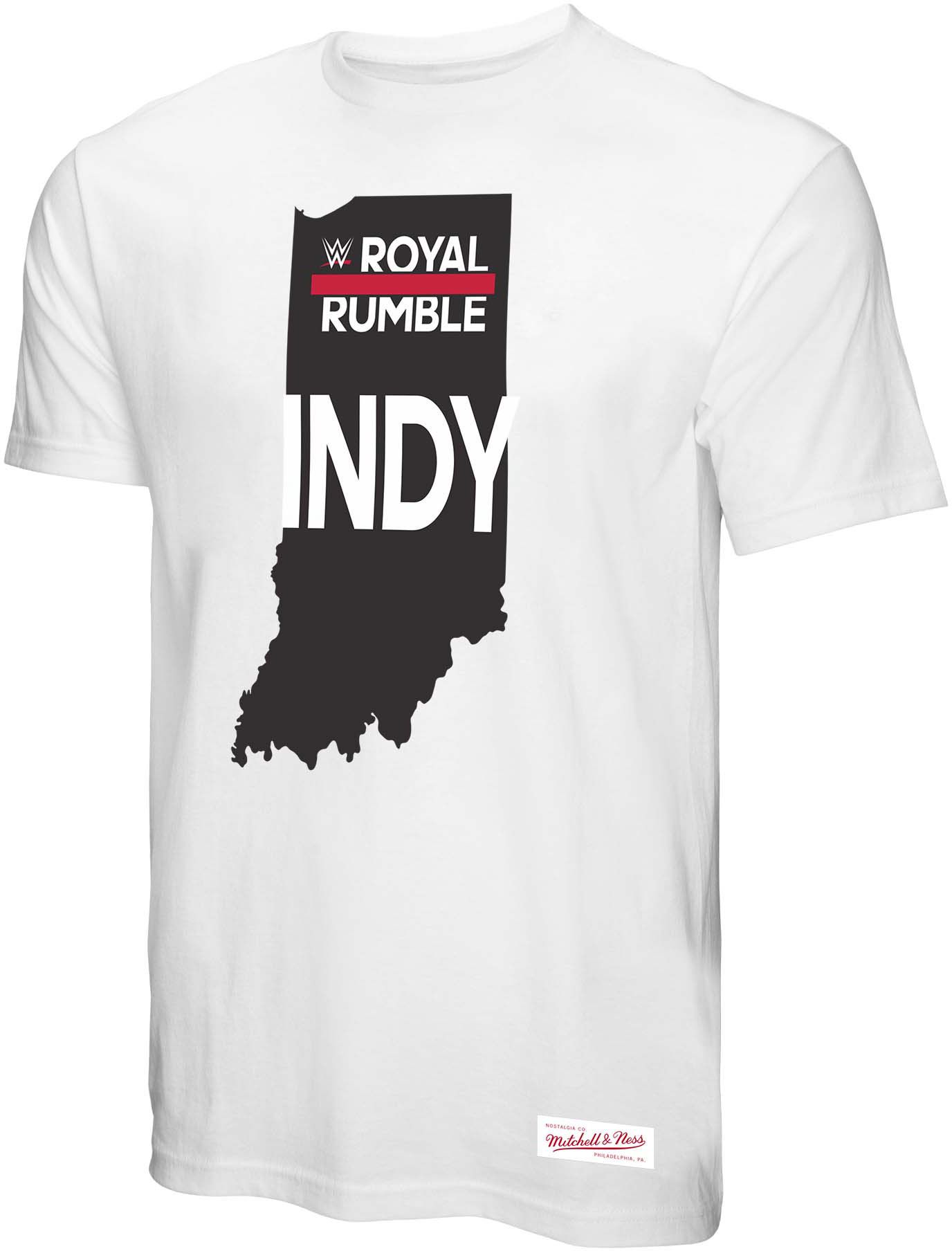 Mitchell & Ness Adult WWE Royal Rumble White State T-Shirt product image
