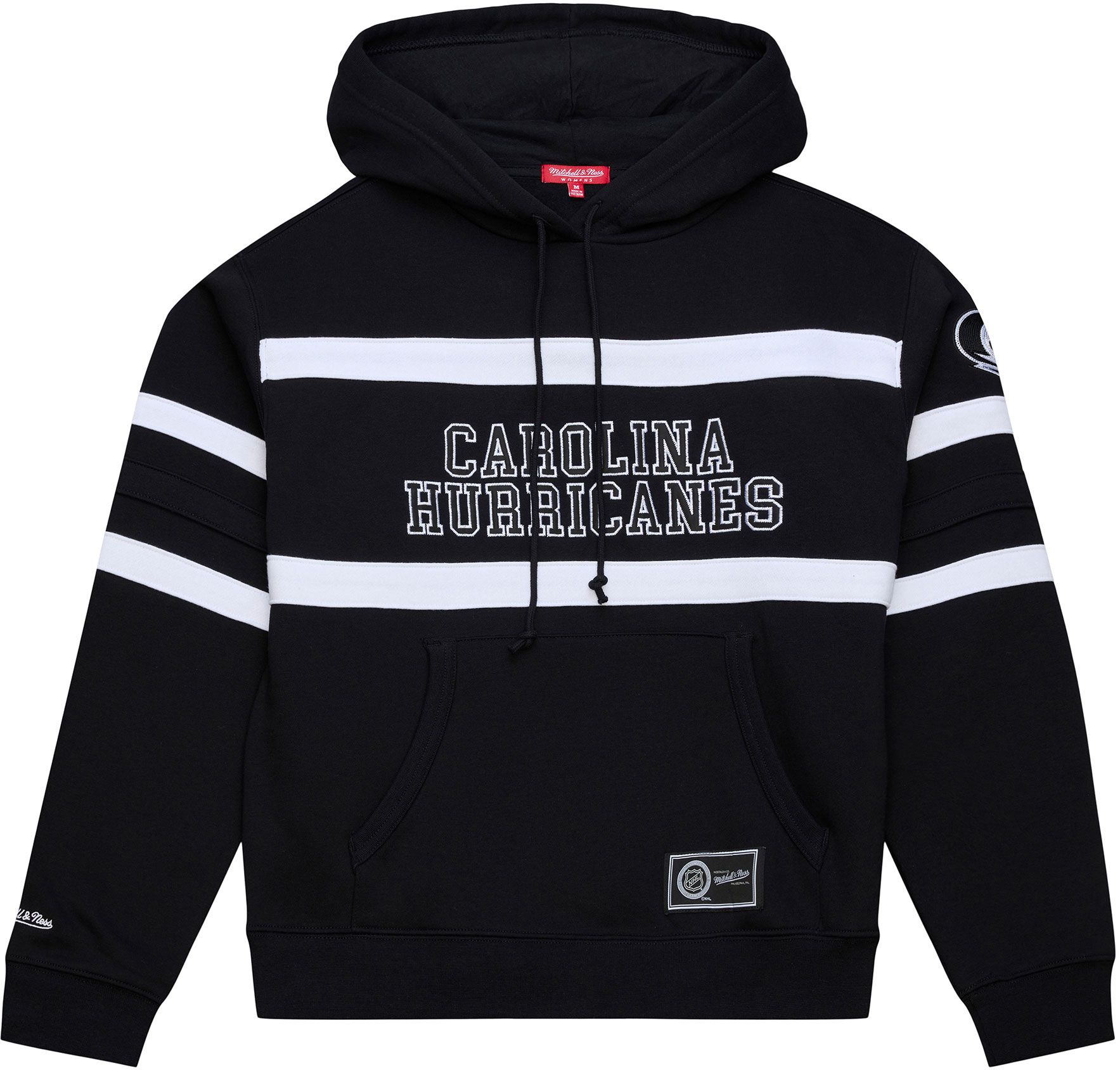 Mitchell & Ness Women's Carolina Hurricanes Black Coach Pullover Hoodie product image