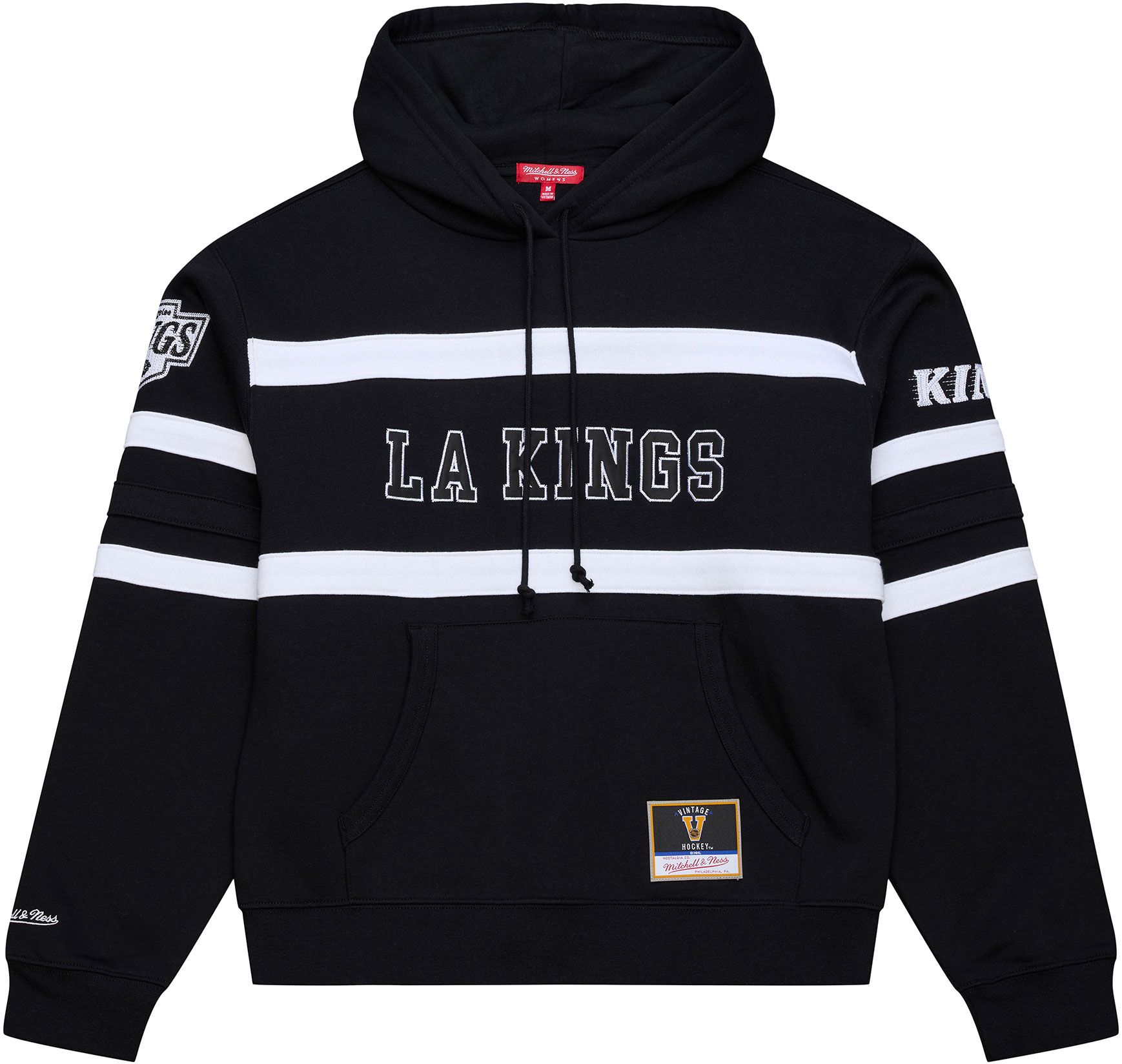 Mitchell & Ness Women's Los Angeles Kings Black Coach Pullover Hoodie product image