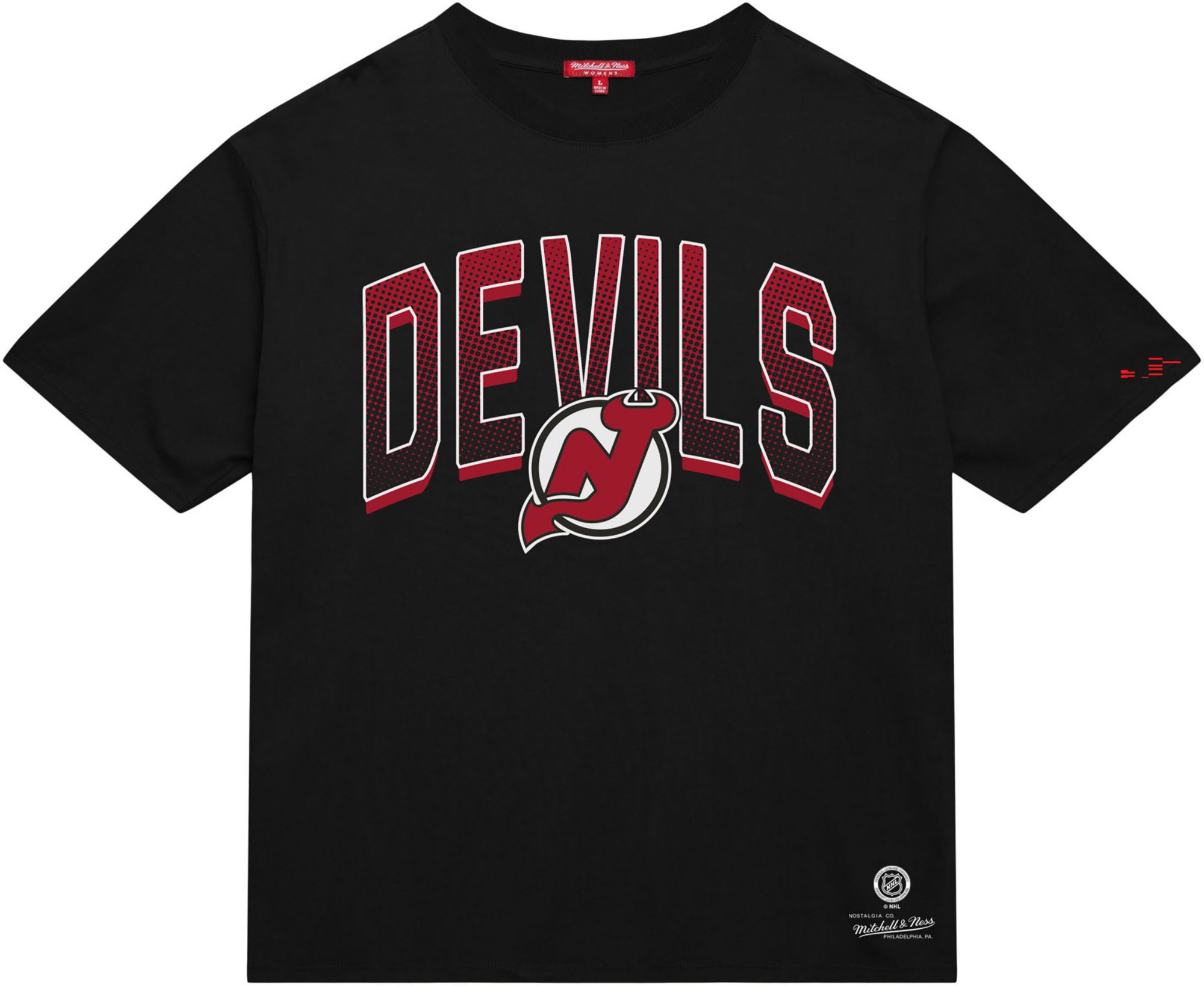 Mitchell & Ness Women's New Jersey Devils Black Goal Scorer T-Shirt product image