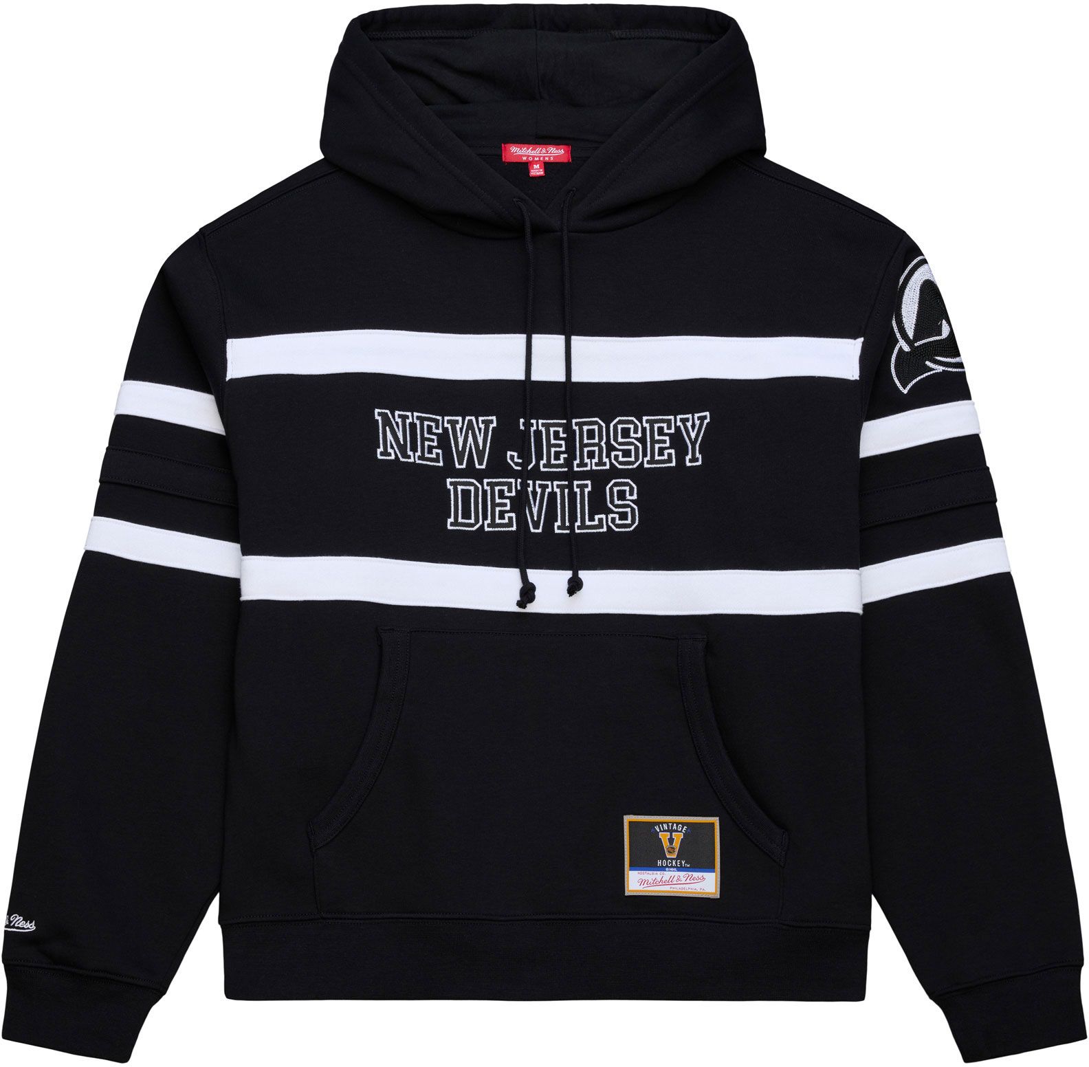 Mitchell & Ness Women's New Jersey Devils Black Coach Pullover Hoodie product image