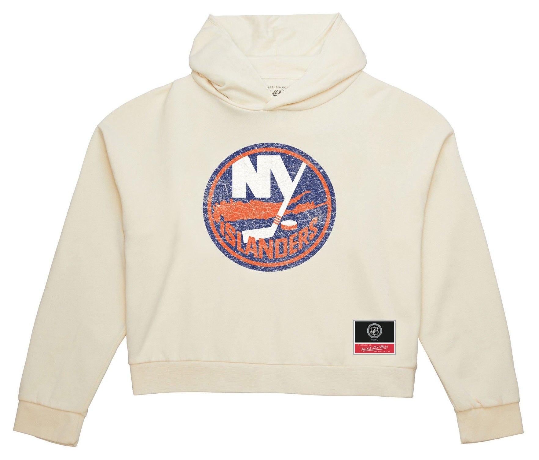 Mitchell & Ness Women's New York Islanders Cream Classic Pullover Hoodie product image