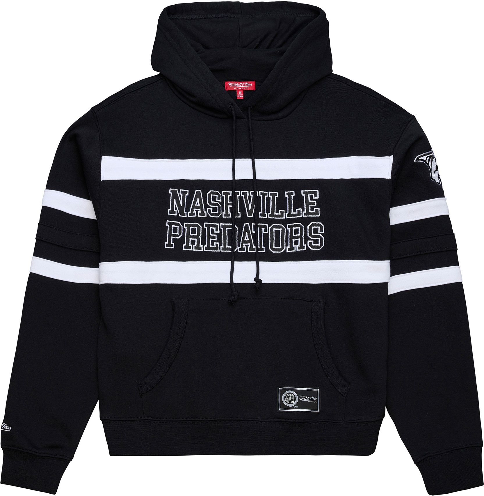 Mitchell & Ness Women's Nashville Predators Black Coach Pullover Hoodie product image