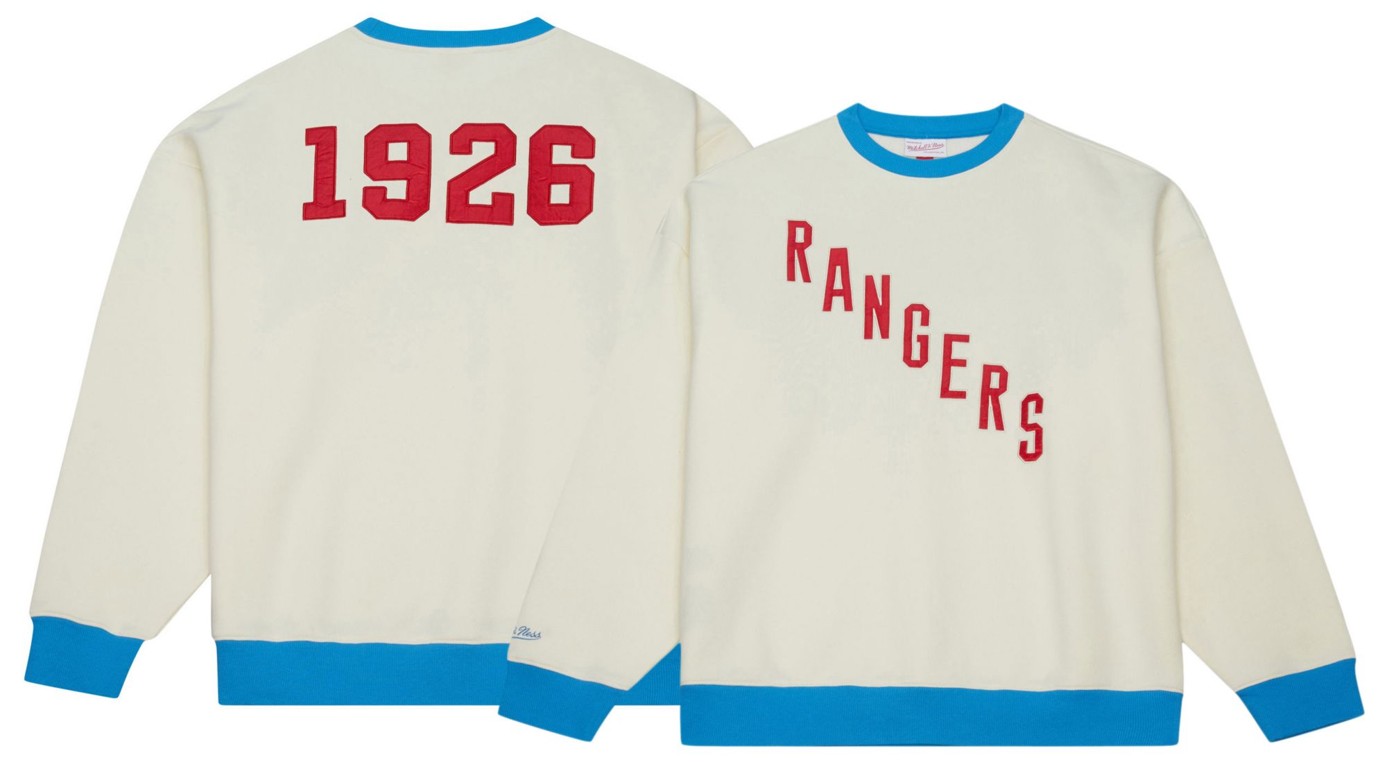 Mitchell & Ness Women's New York Rangers Centennial Retro Crewneck Sweatshirt product image