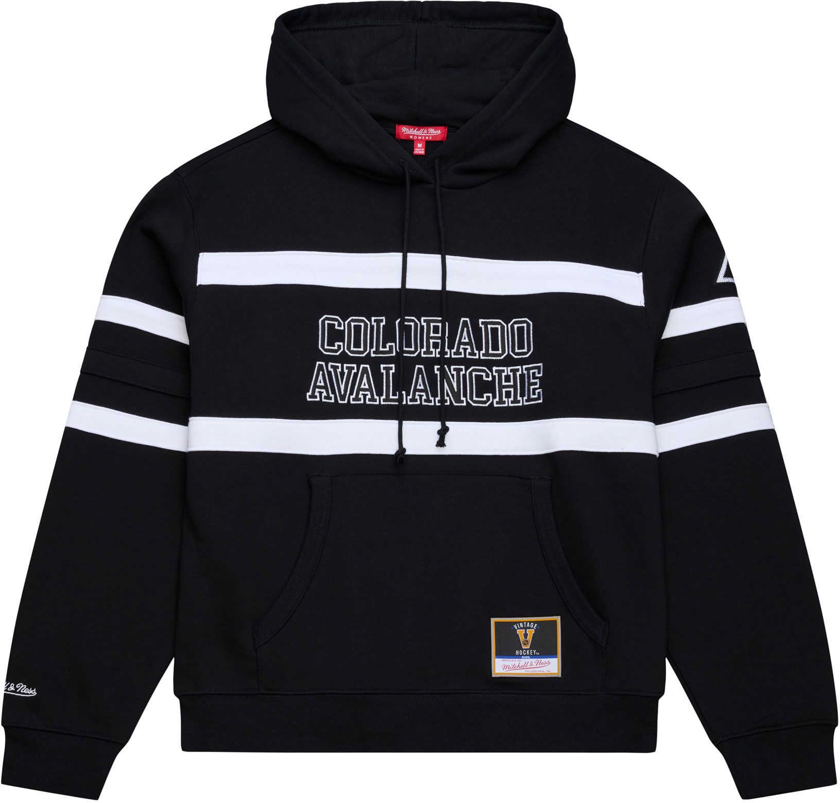 Mitchell & Ness Women's Colorado Avalanche Black Coach Pullover Hoodie product image