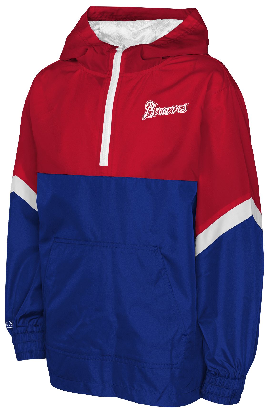 Mitchell & Ness Youth Atlanta Braves Red Anorak Windbreaker Jacket product image