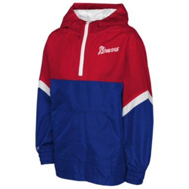 sorry, Mitchell & Ness Youth Atlanta Braves Red Anorak Windbreaker Jacket is currently out of stock
