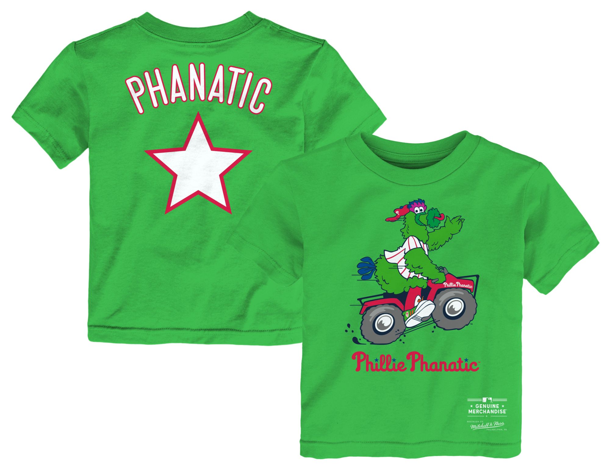Mitchell & Ness Youth Philadelphia Phillies Action Green 'Phanatic Ride' T-Shirt product image