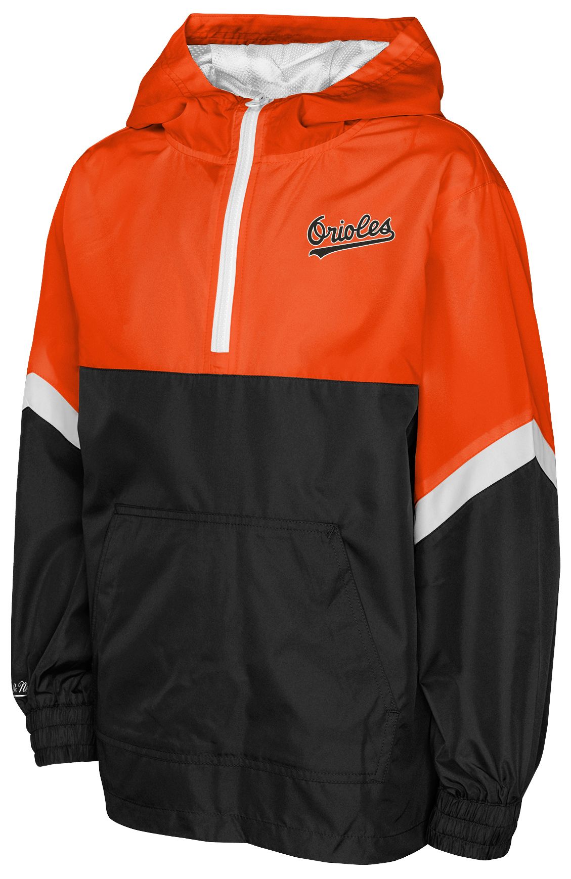Mitchell & Ness Youth Baltimore Orioles Orange Anorak Windbreaker Jacket product image