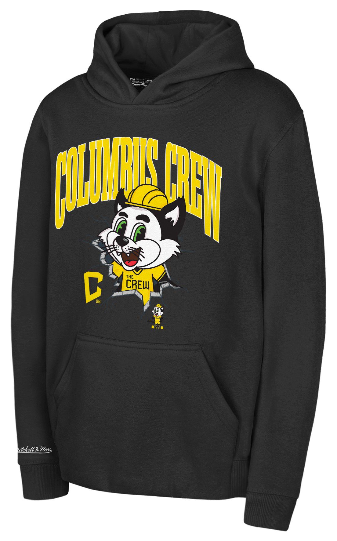 Mitchell & Ness Youth Columbus Crew Black Mascot Pullover Hoodie product image
